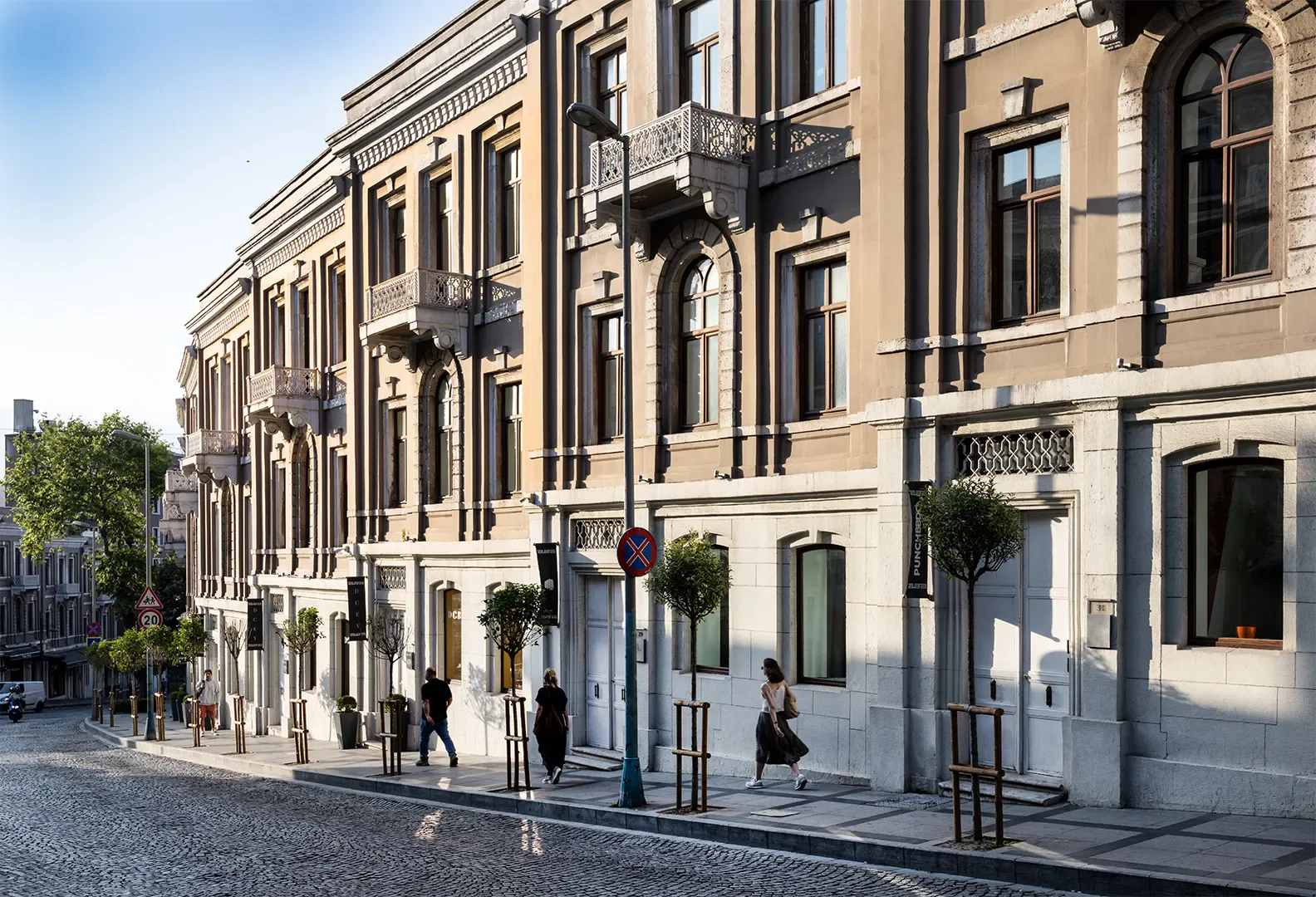 Akaretler Row Houses street facade