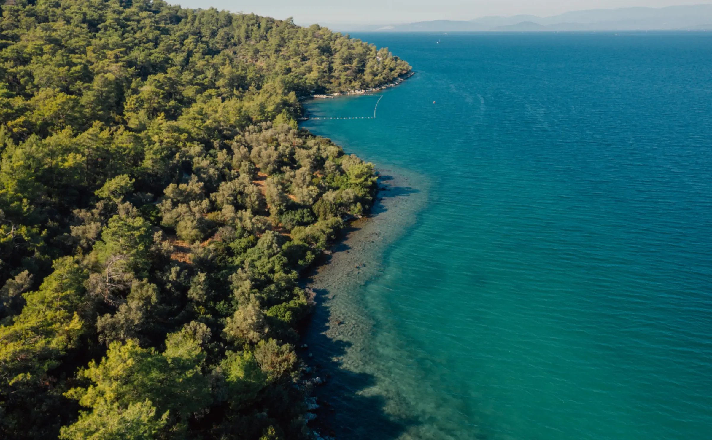 Aman Residences Bodrum Amanruya koyu kuşbakışı