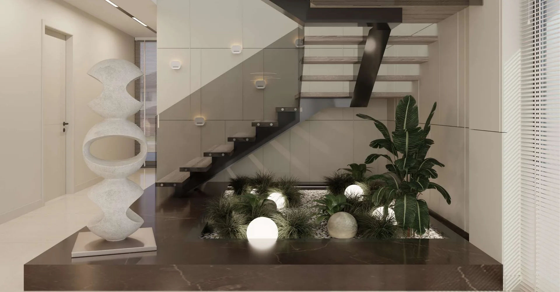 Avlu Nilüferköy staircase hall