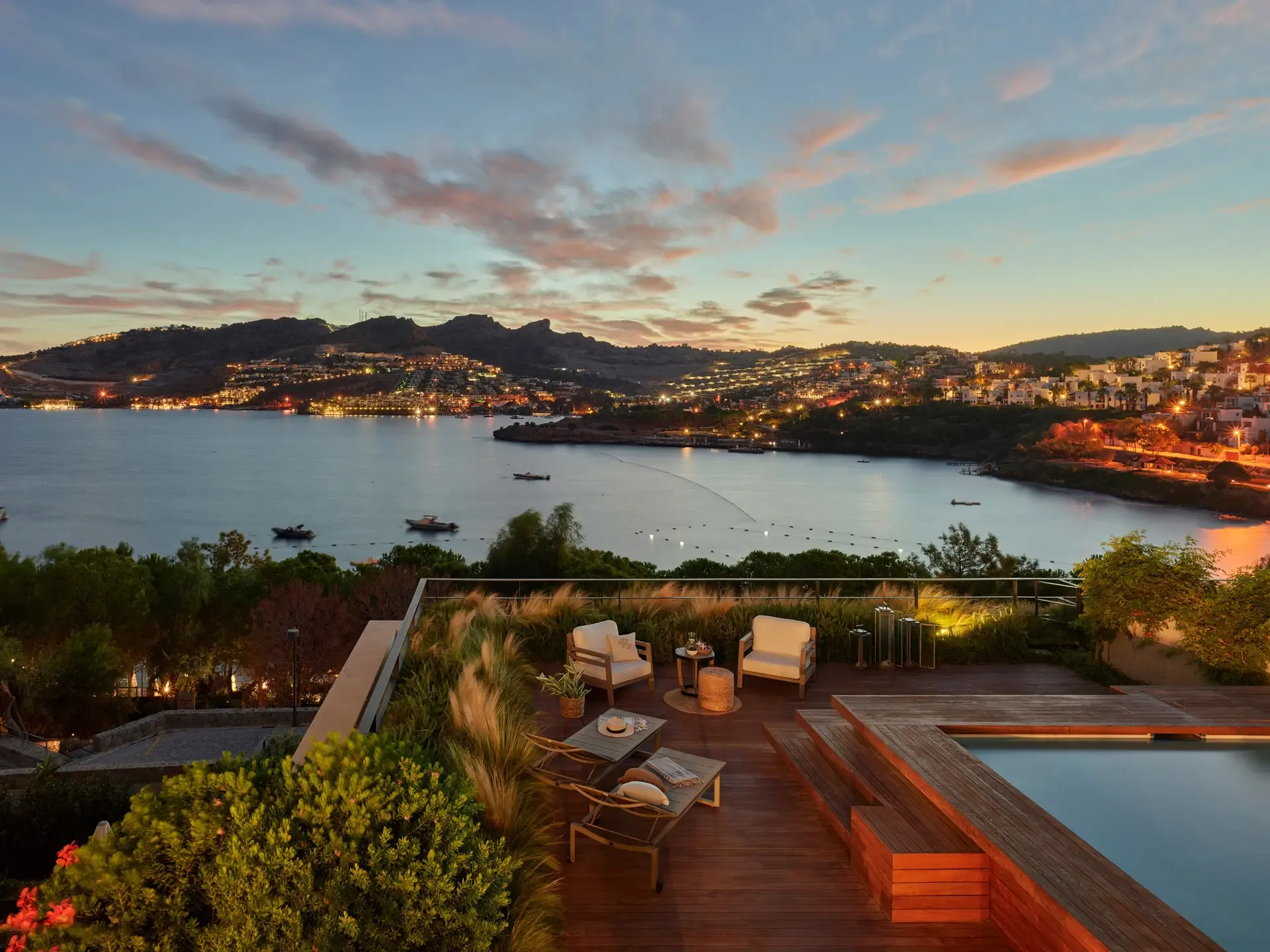 BodrumBodrum Tilkicik Koyu akşam manzarası