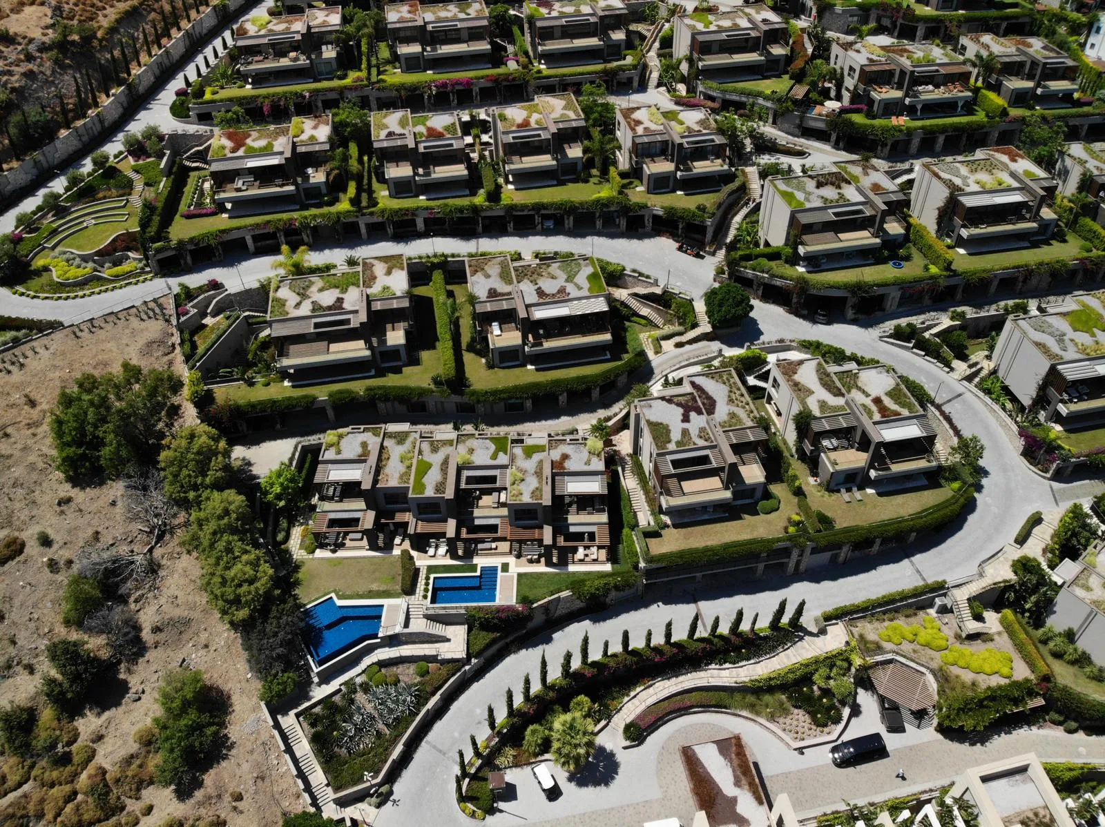 Caresse The Residences aerial view