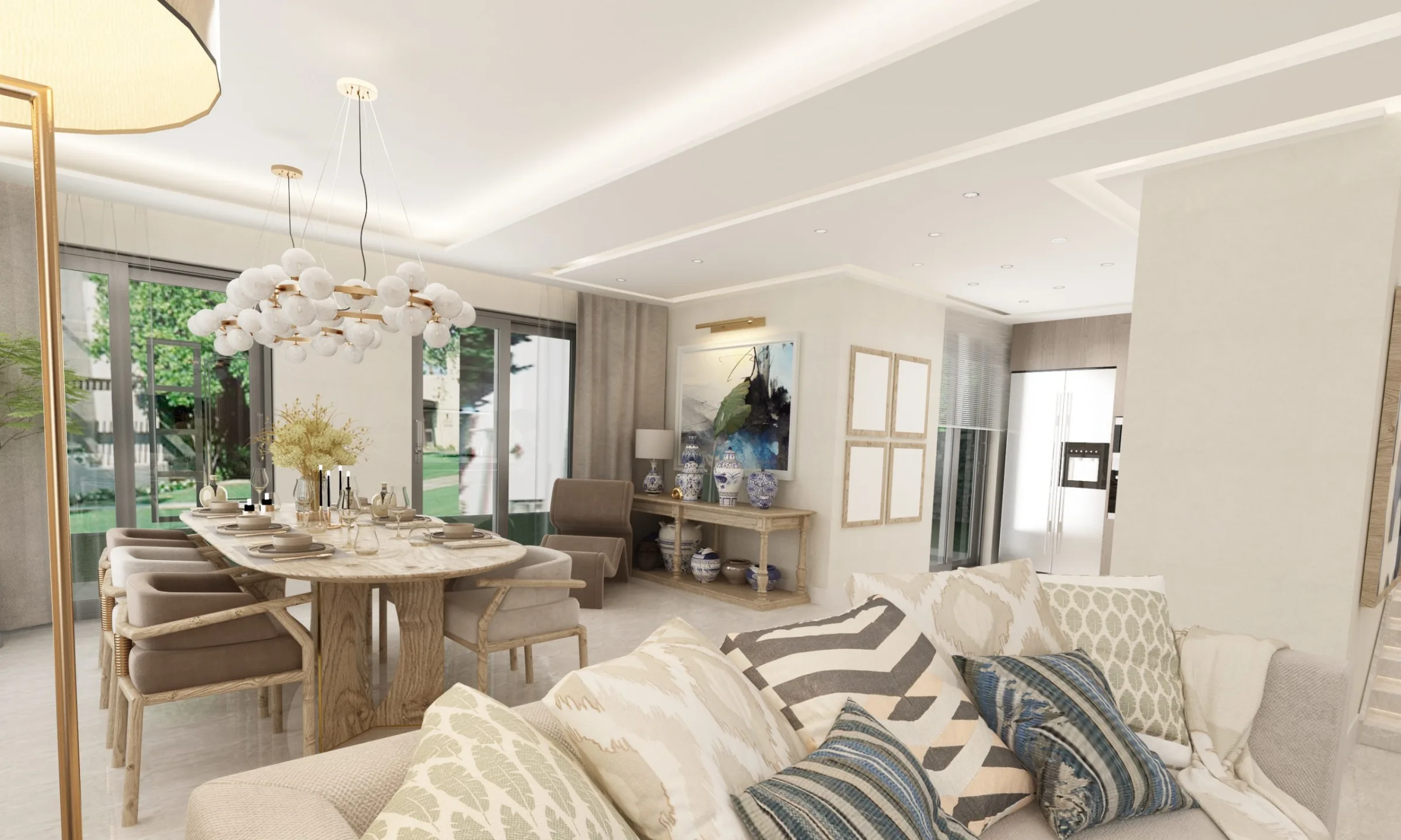Conatus Natura living and dining area