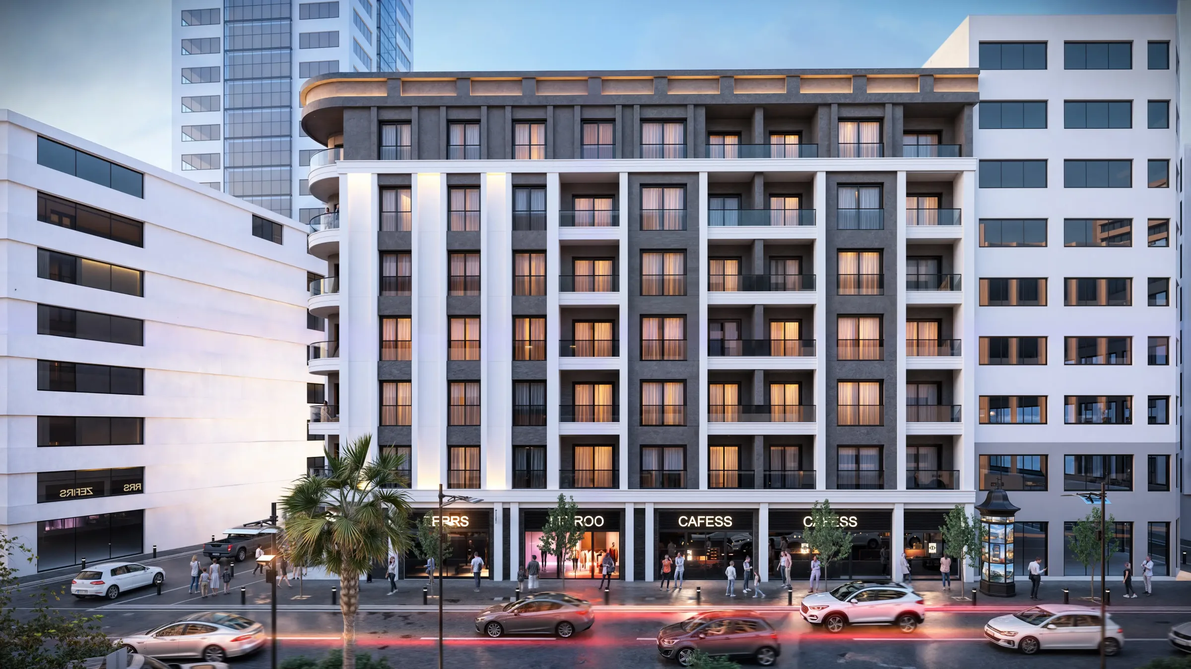 Ege Yapı Kordon İzmir street facade