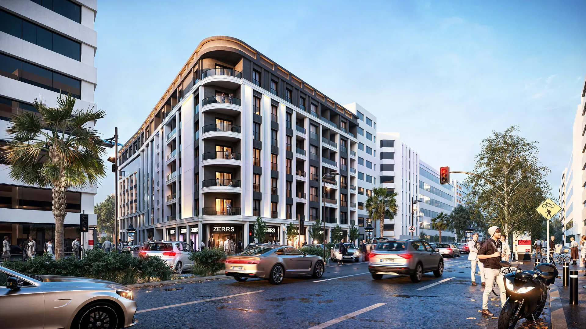Ege Yapı Kordon İzmir köşe cephe