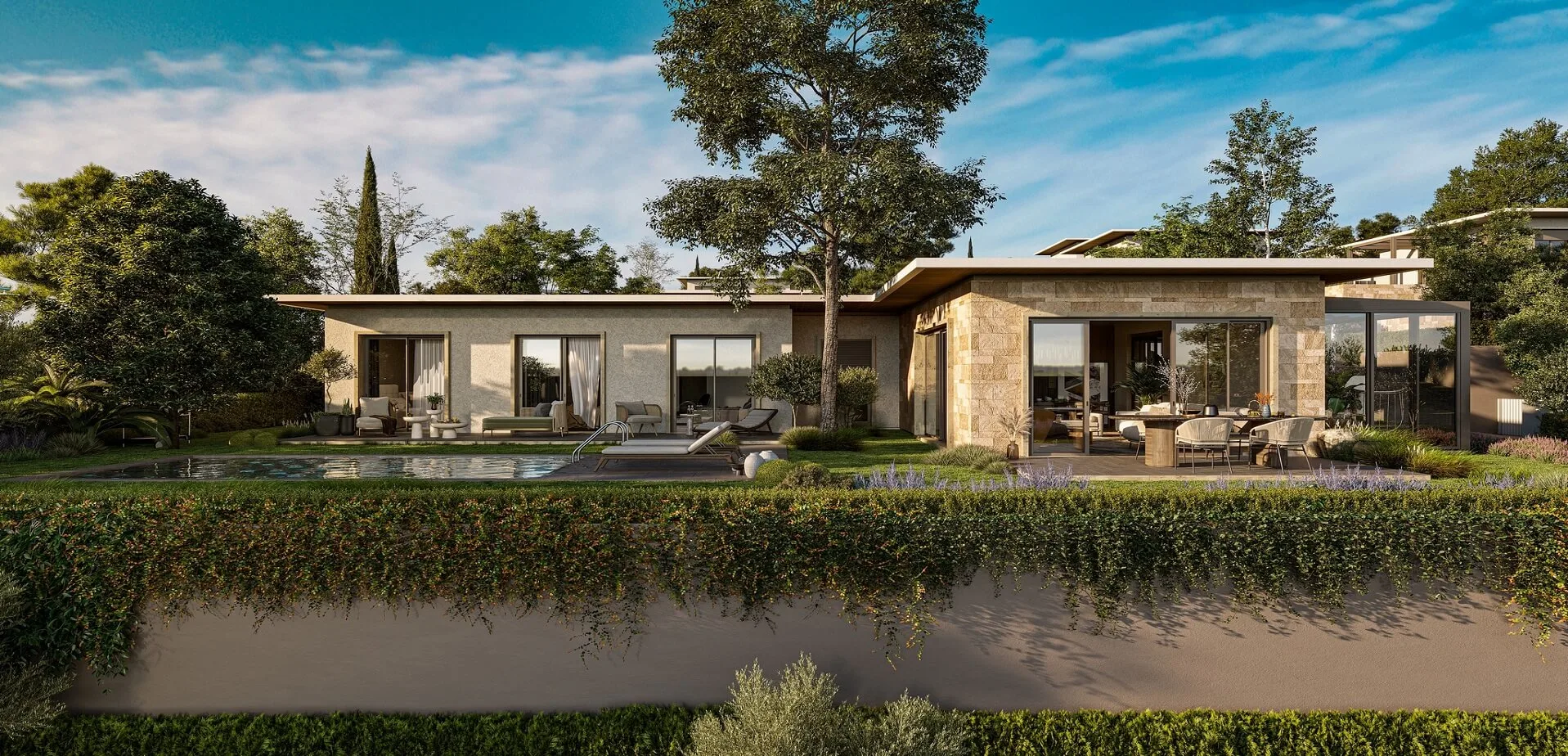 Folkart Country Urla single-storey villa