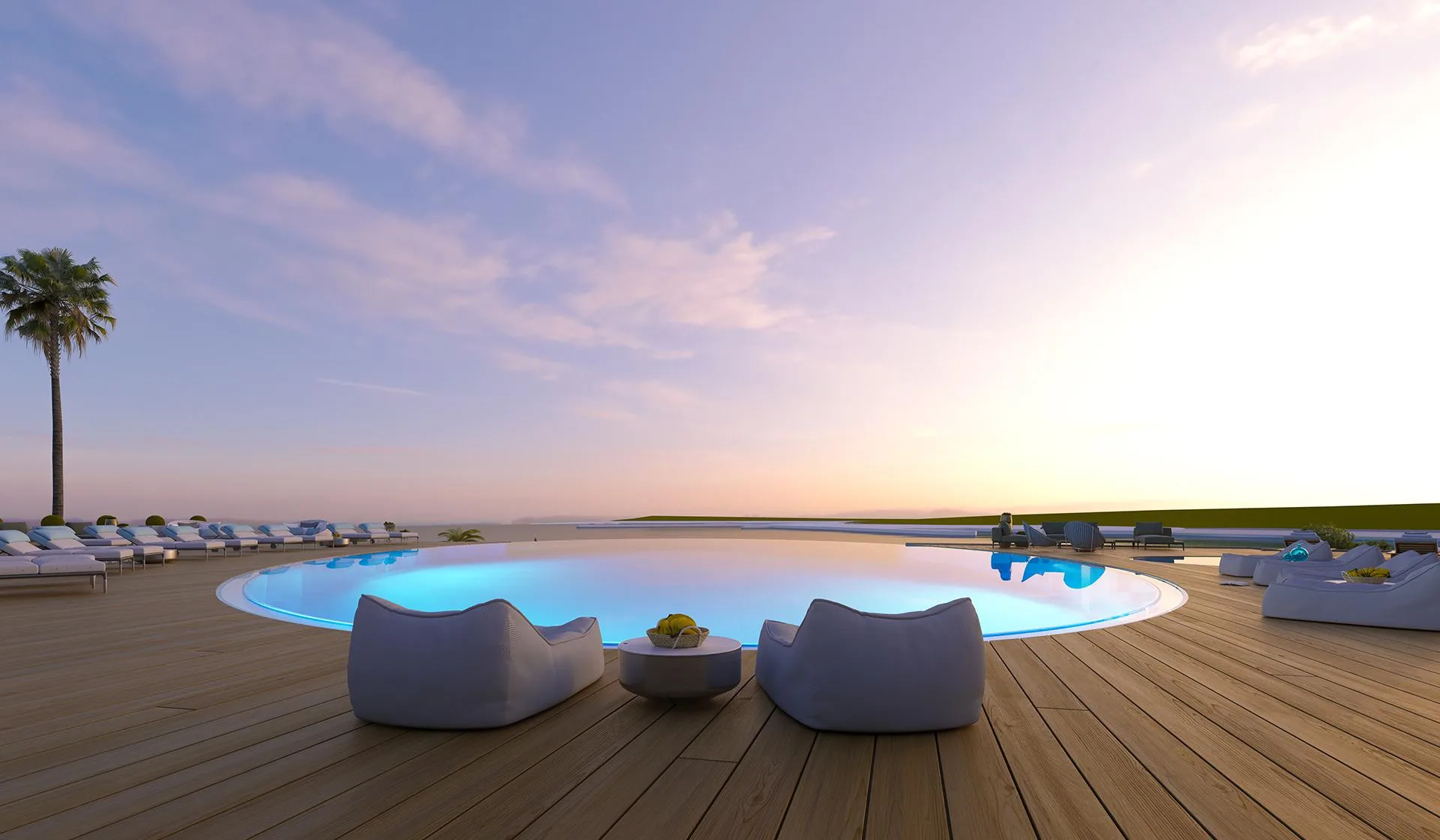 Folkart Hills Çeşme pool deck