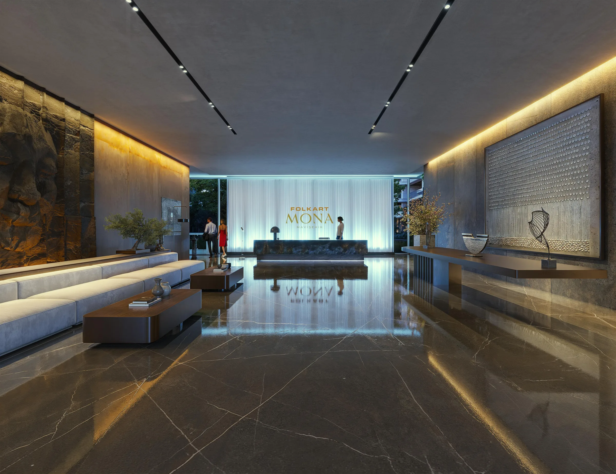Folkart Mona Mavişehir lobby
