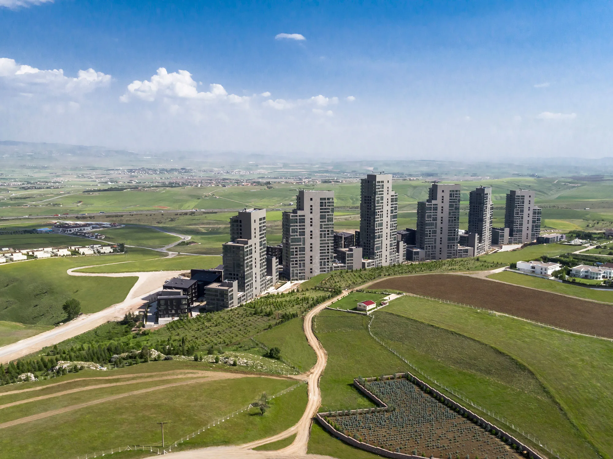 İncek Loft ve çevresi havadan