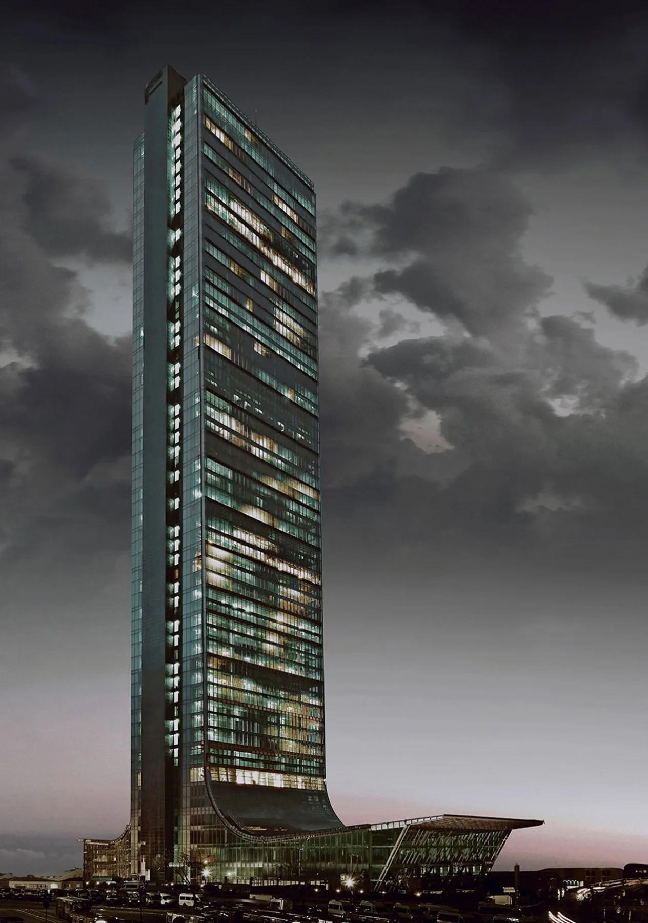 Istanbul Sapphire at night