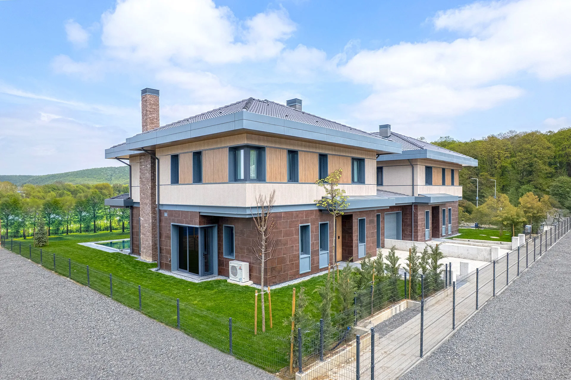 Kasaba Modern villa ve bahçe