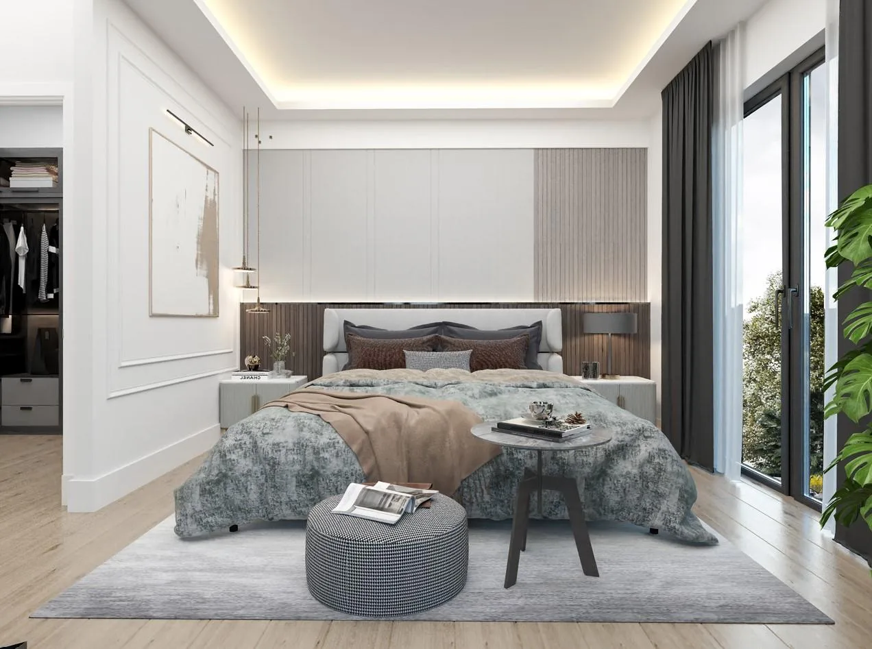 Kemer Country Su Evleri master bedroom