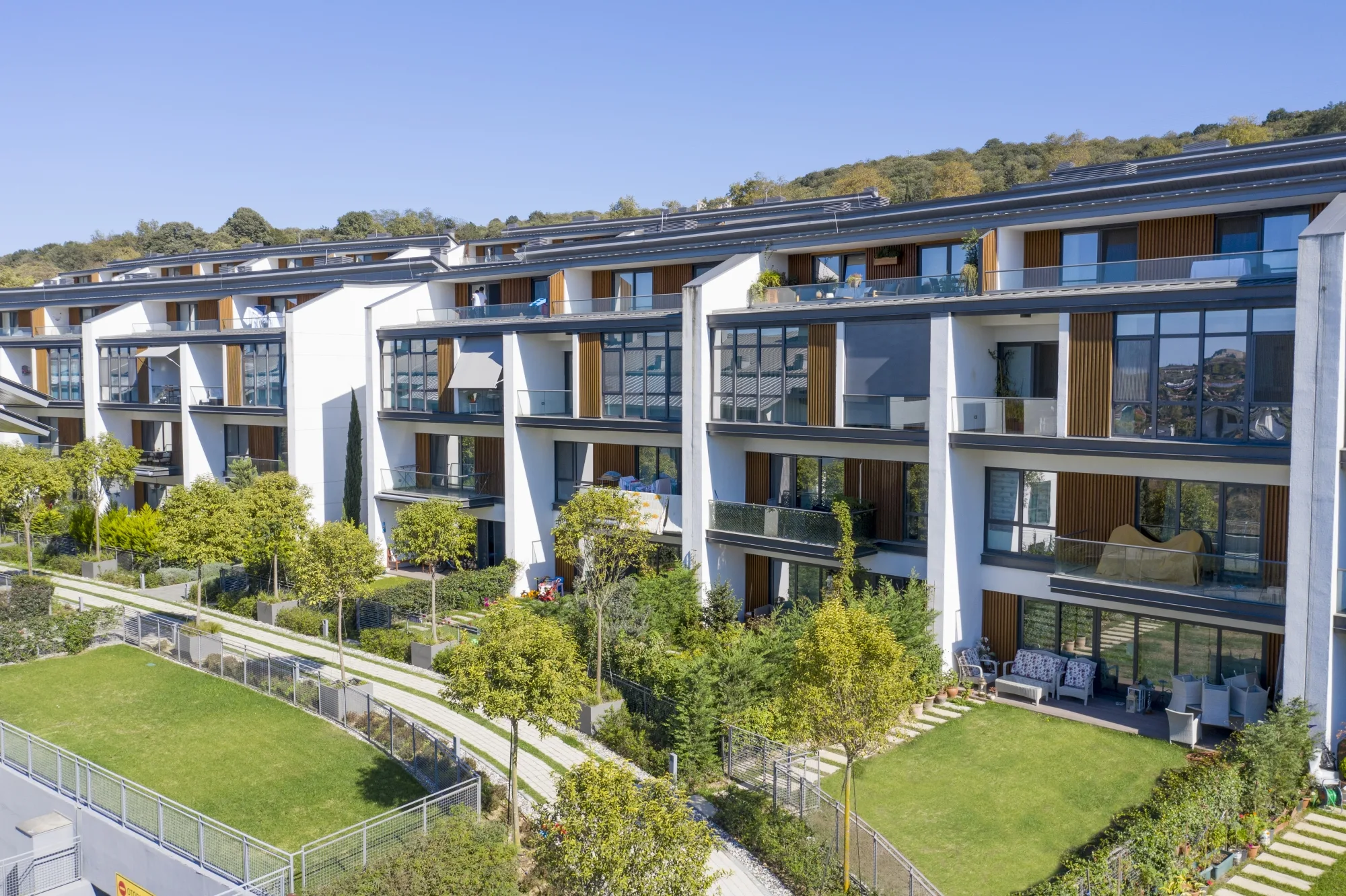 Koy Zekeriyakoy residential blocks and gardens