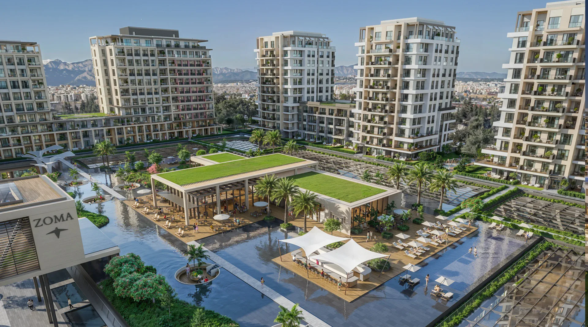 LUViYA blocks and landscaping overview
