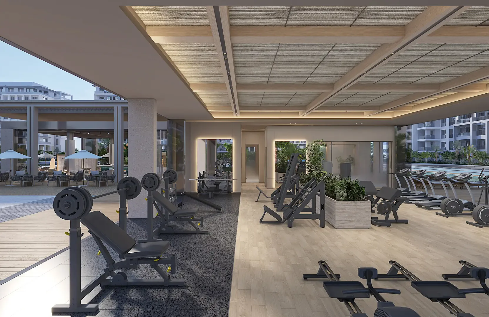 LUViYA fitness room