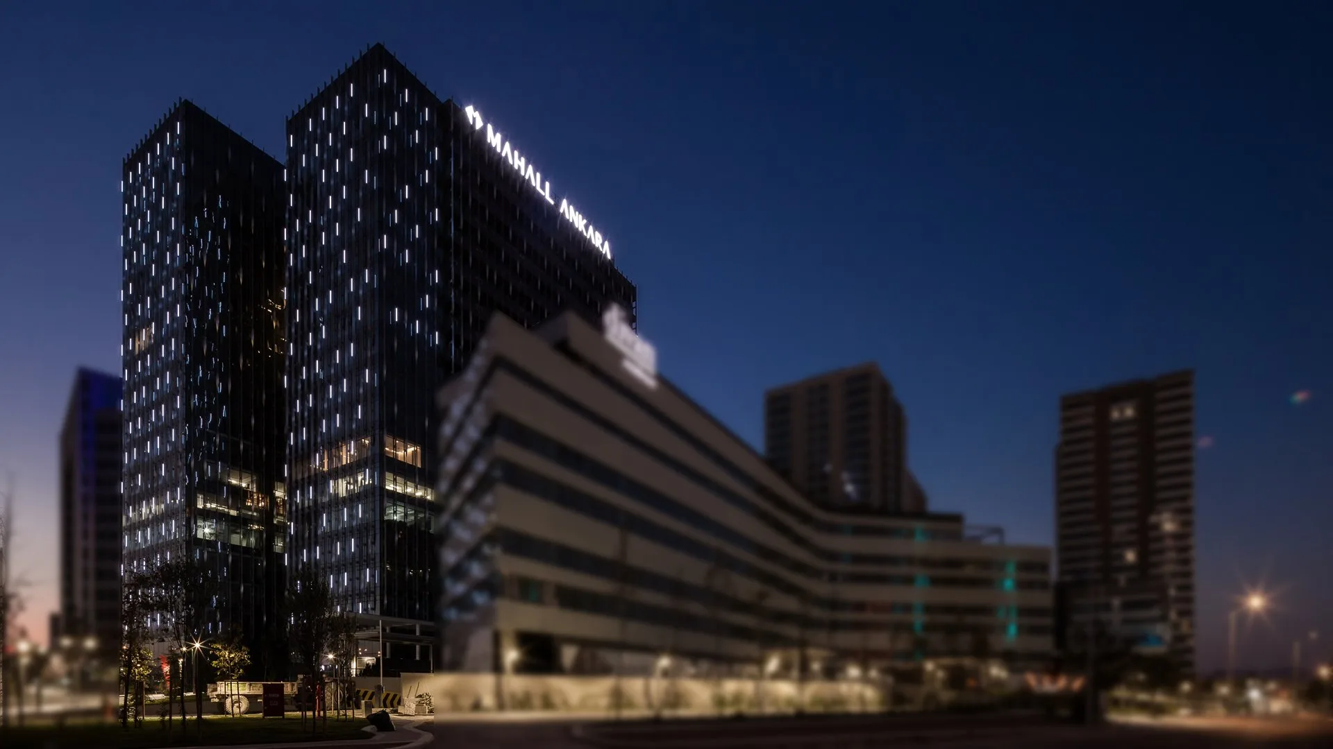 Mahall Ankara at night