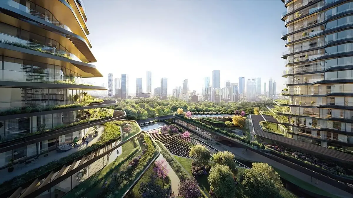 The Residences at Mandarin Oriental Etiler teras bahçeleri