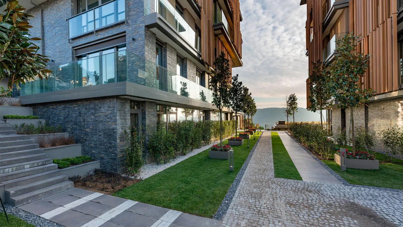 Mesa Çubuklu 28 site içi yürüyüş yolları
