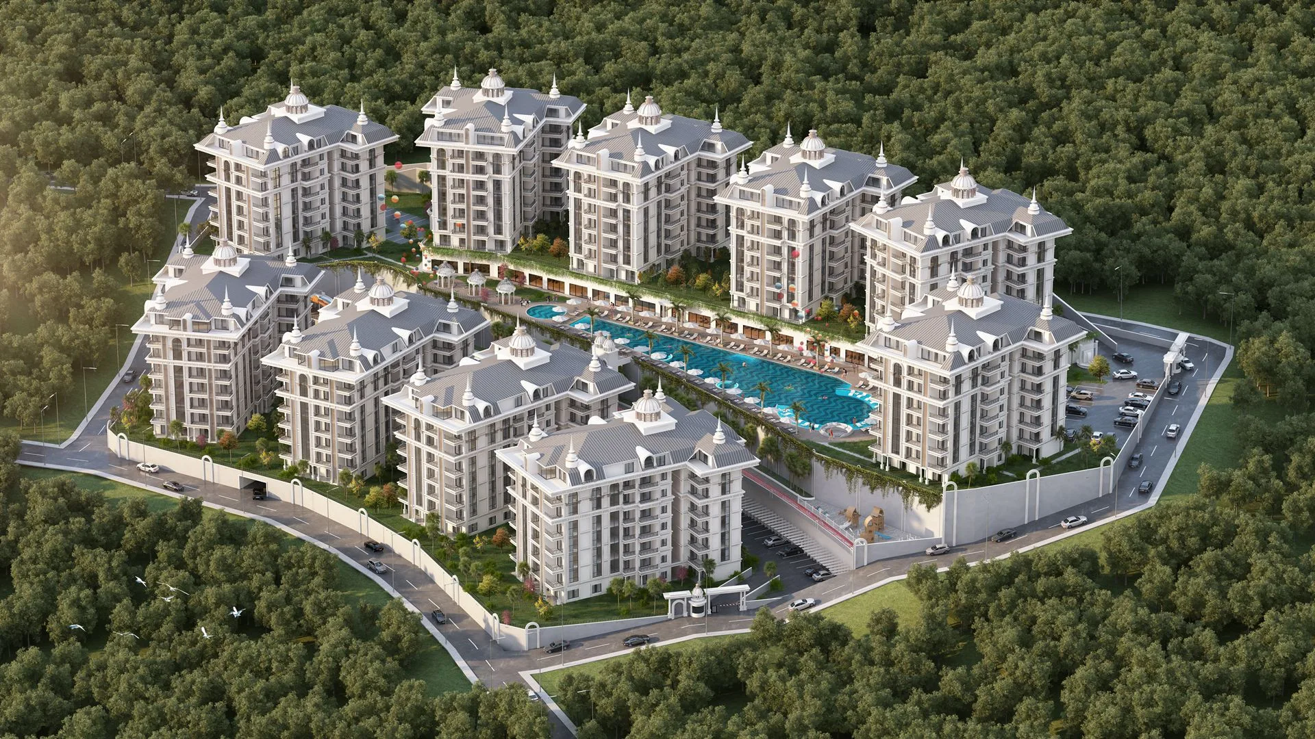 MevaCity Alanya aerial overview