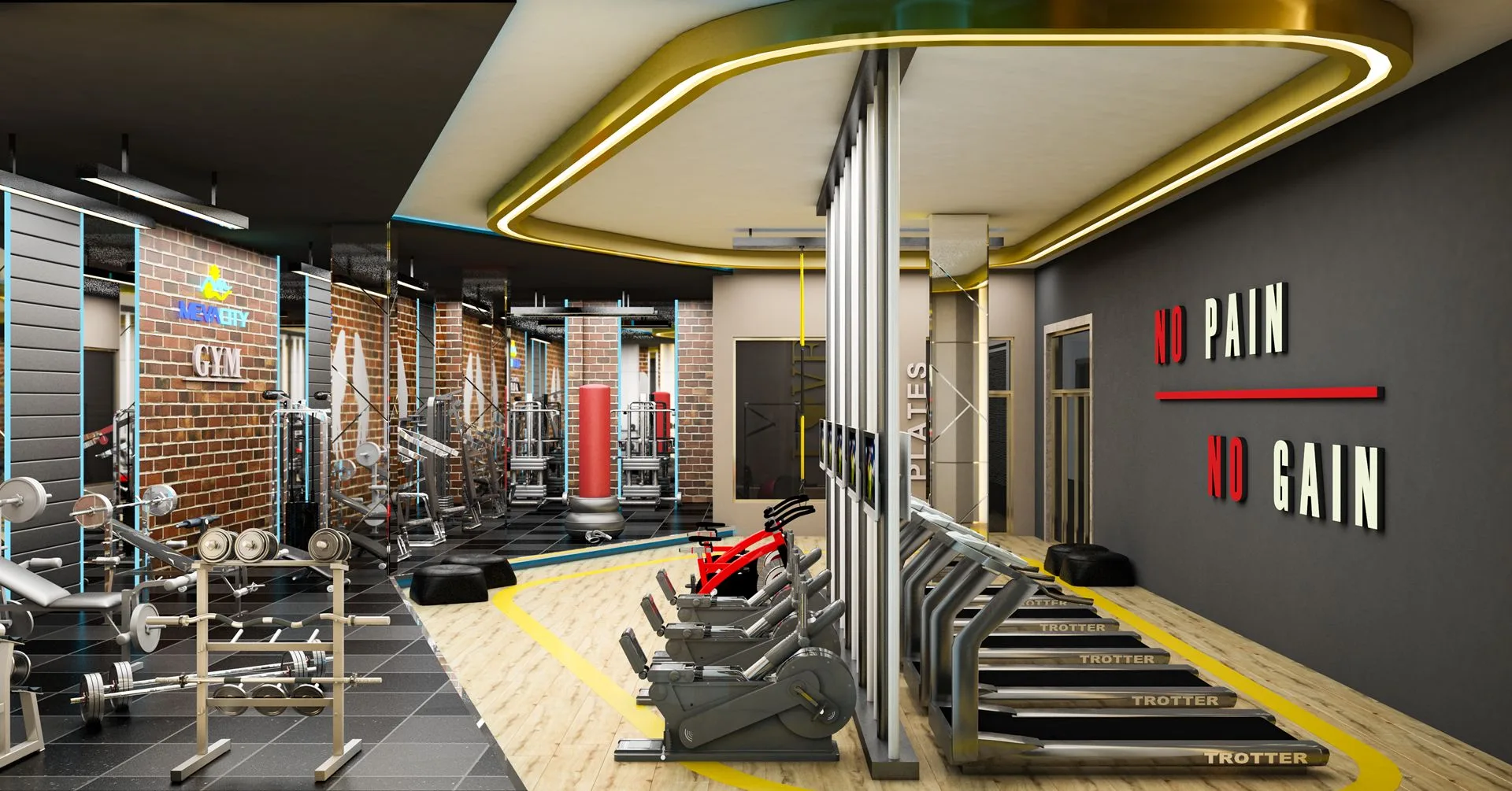 MevaCity Alanya fitness salonu