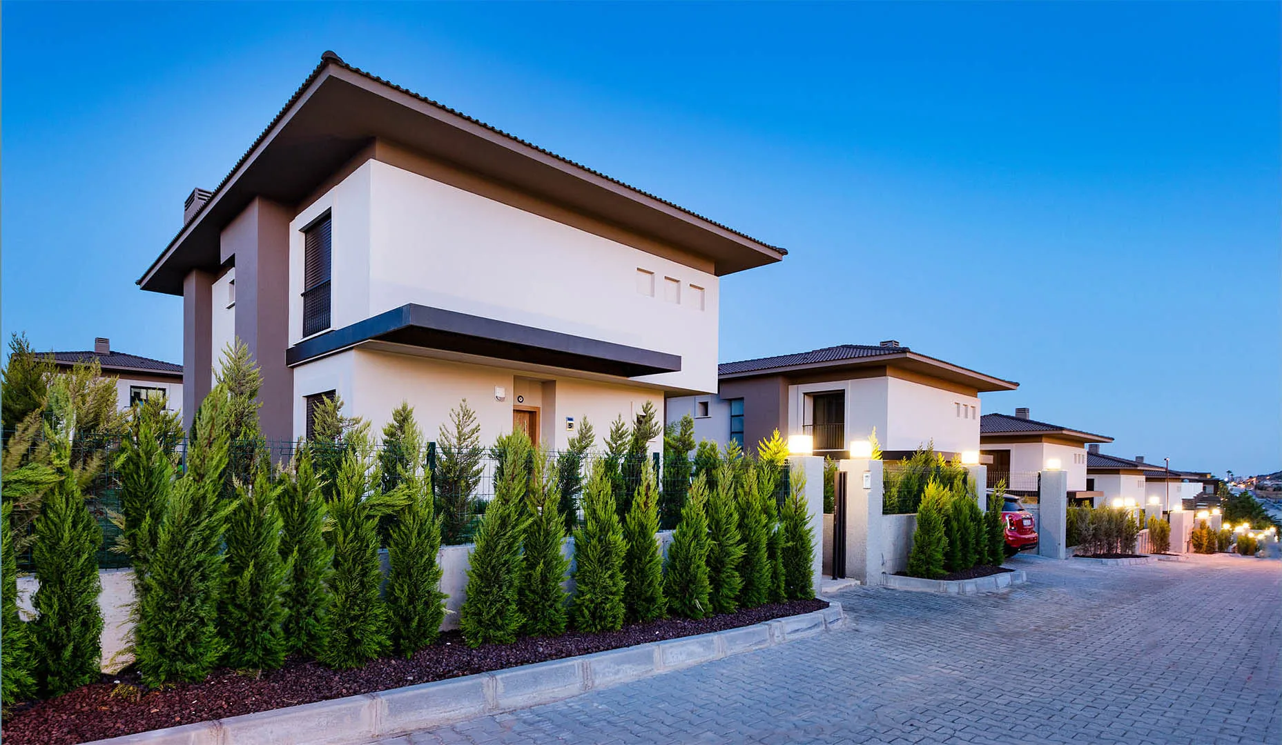 Mi'Marin Dalyan internal road and villa entrances