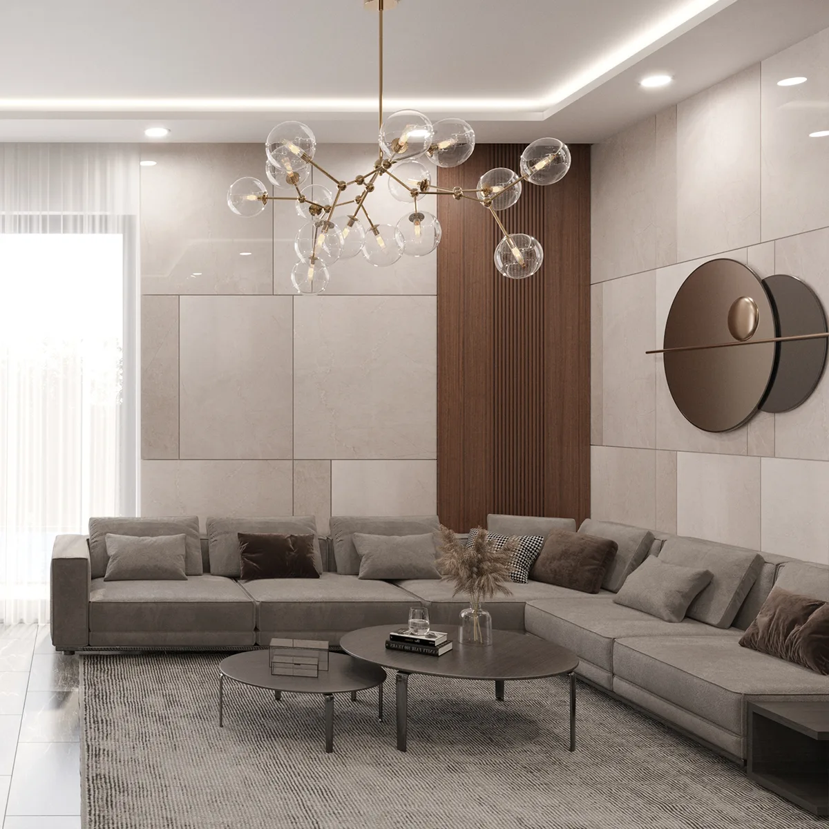 MiaPort Villas show villa living room
