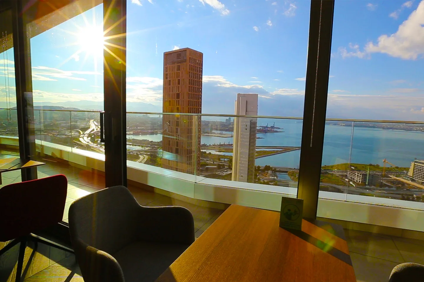 Bay view from a Mistral İzmir apartment