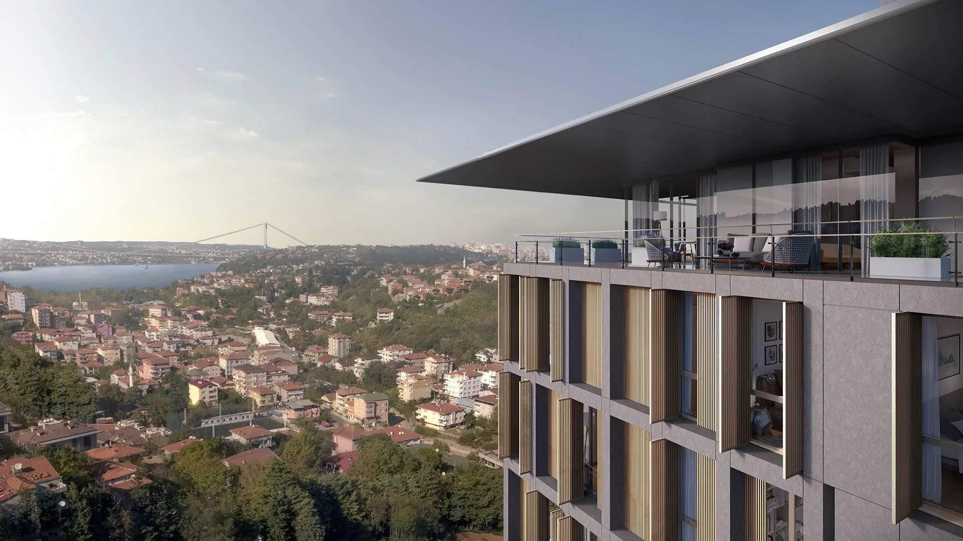 Nef Reserve Kandilli facade with Bosphorus view