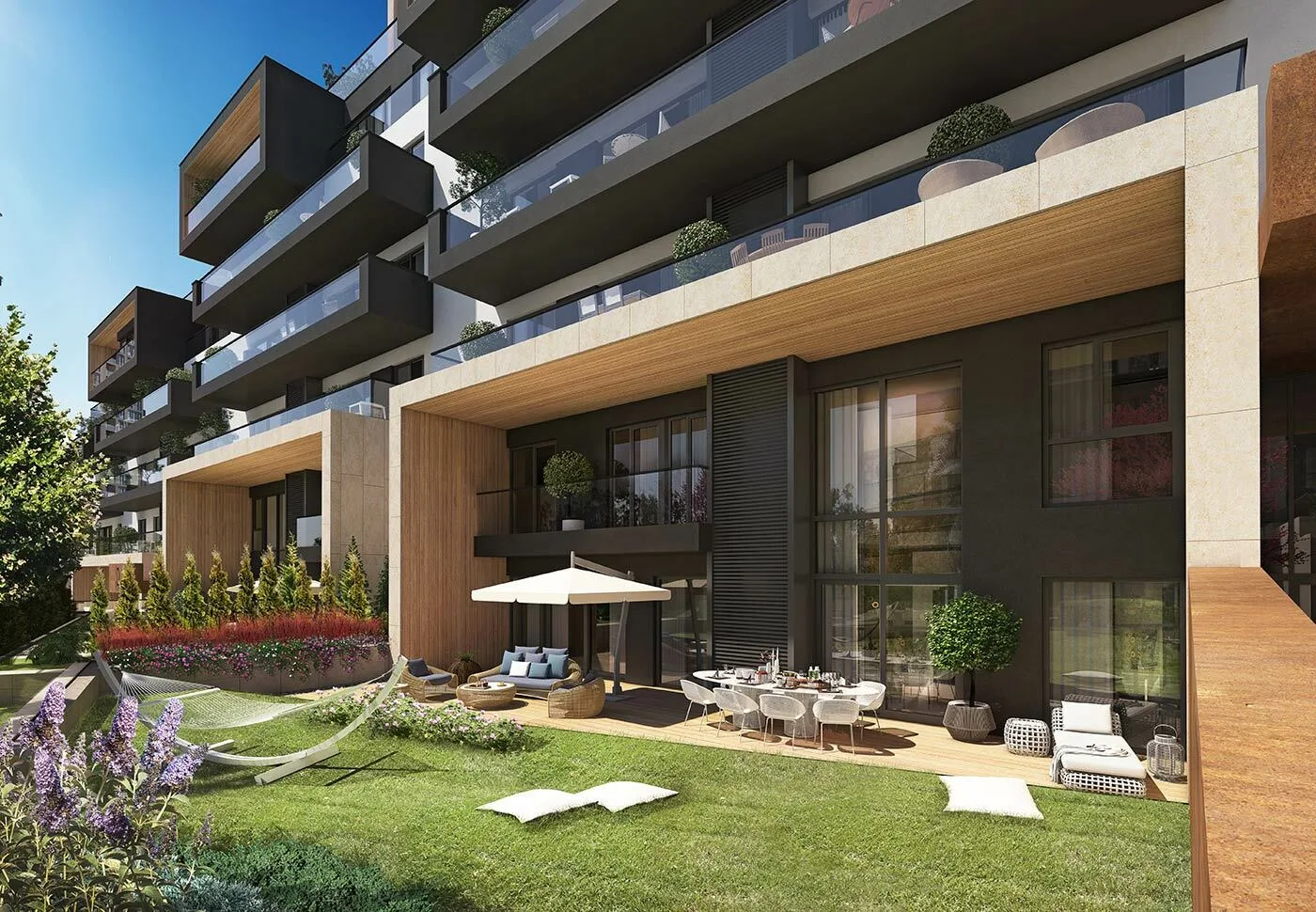 Next Level Çayyolu garden apartments (render)
