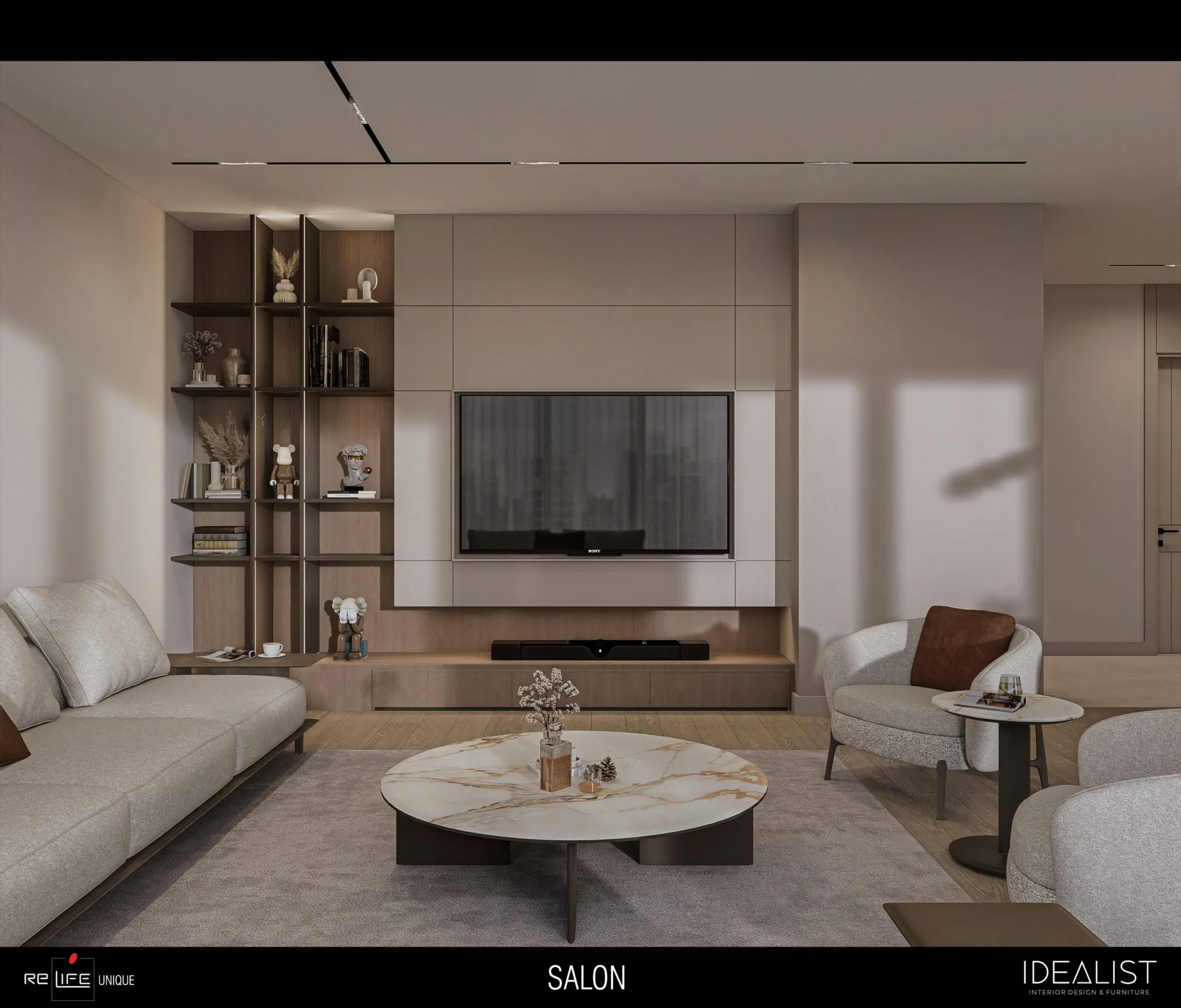 Relife Unique show flat living room