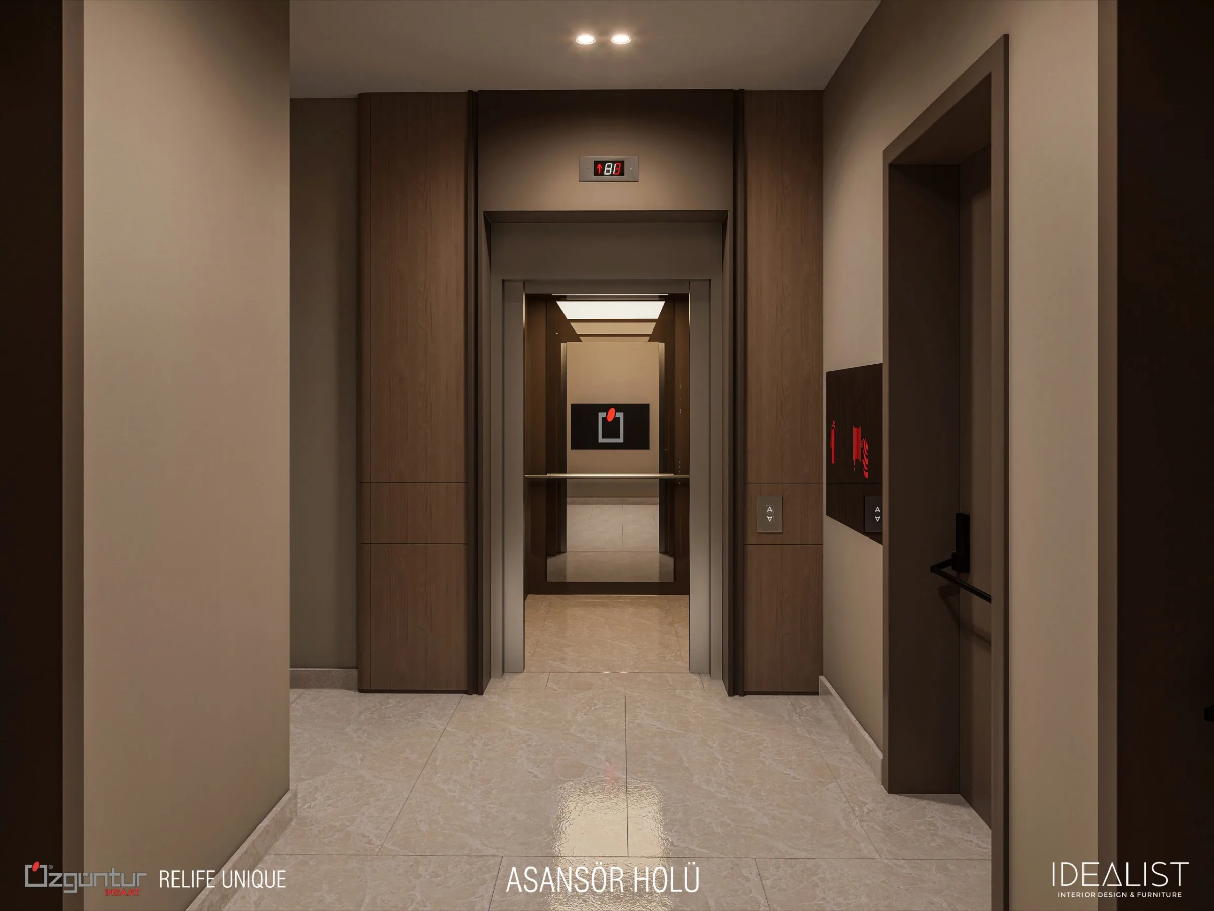 Relife Unique elevator lobby