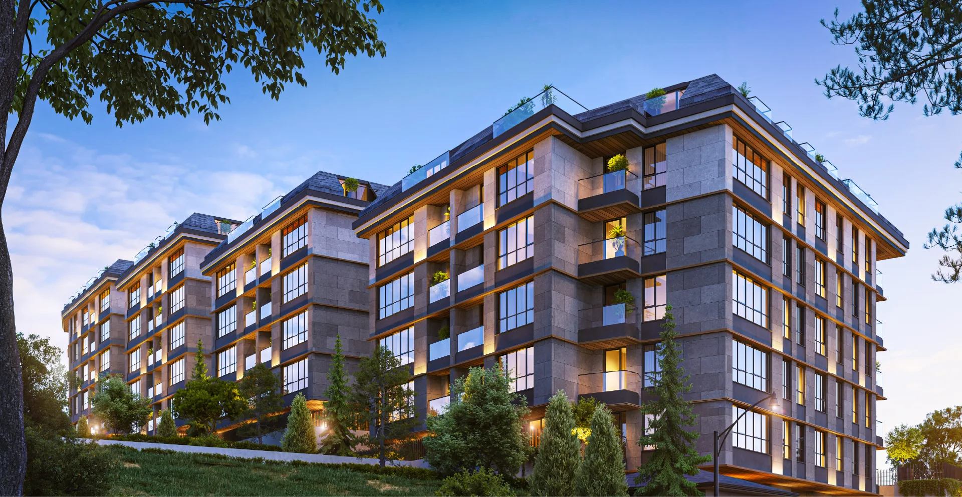 Sakura Acibadem exterior at dusk