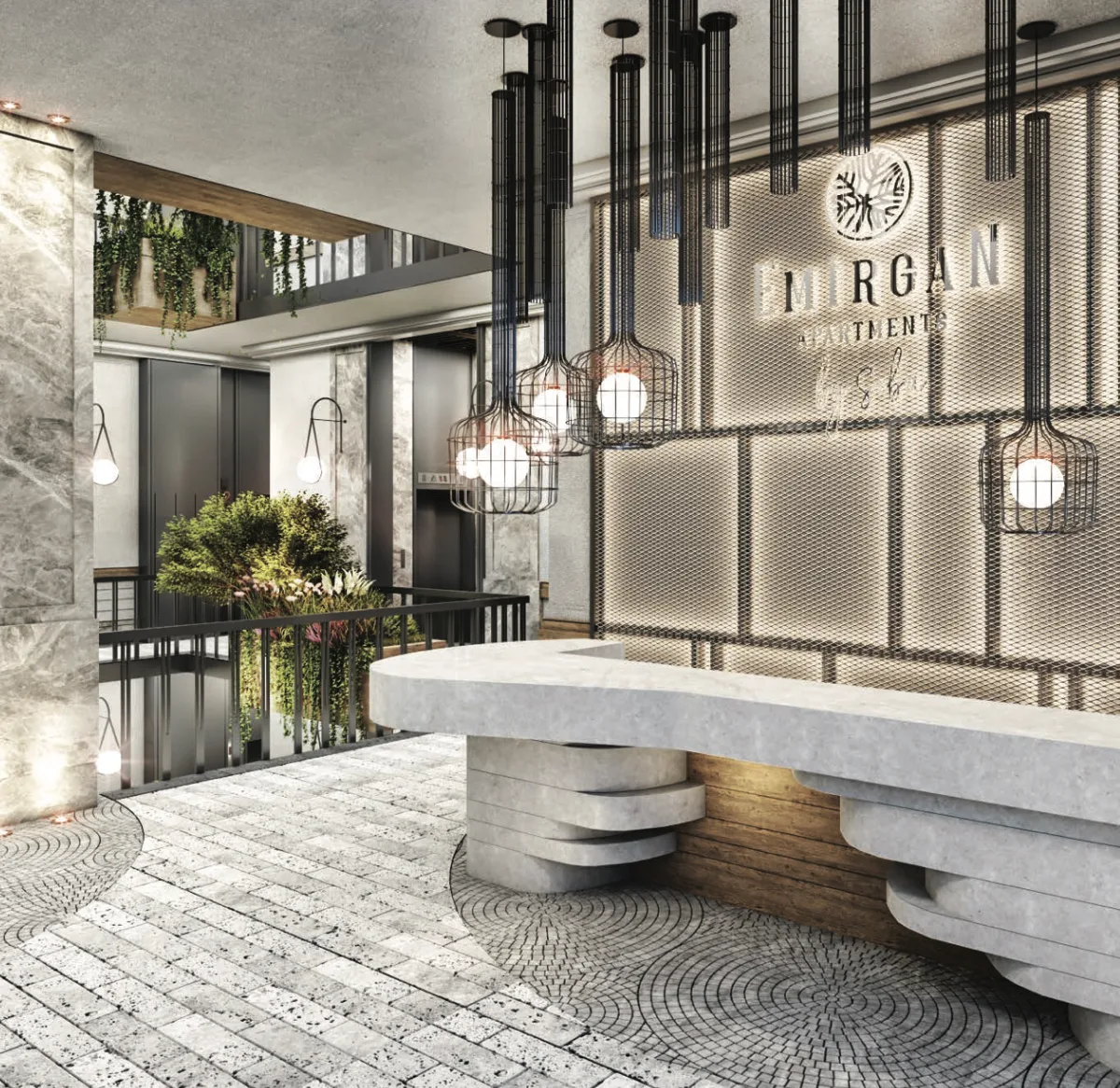 Seba Emirgan Apartments lobby
