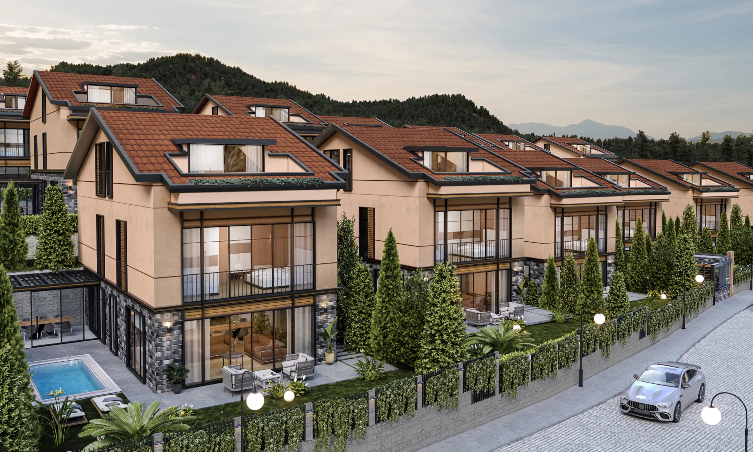 Seba Gardenia villas with pool