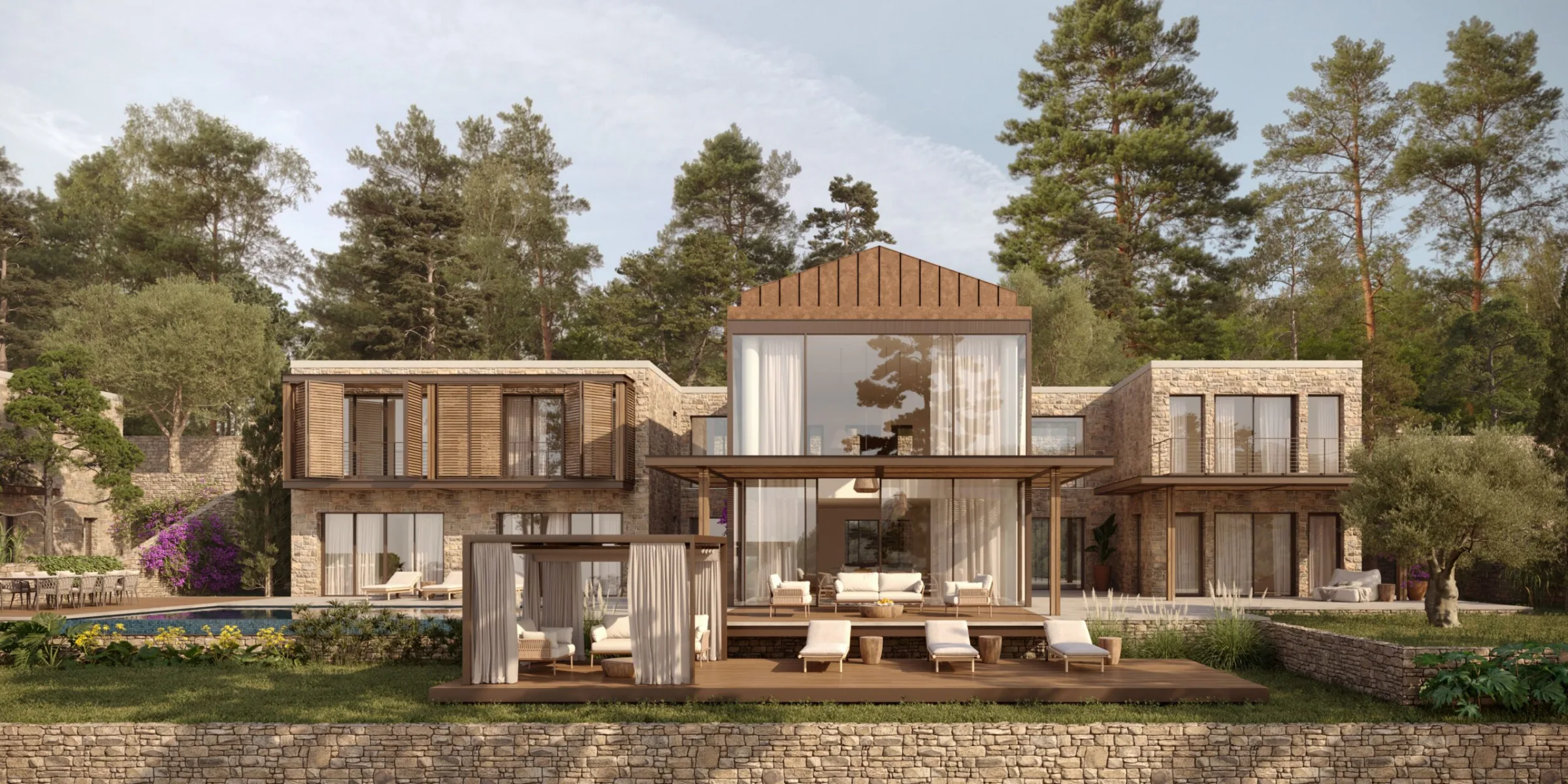 Seba Gölköy villa exterior and pool