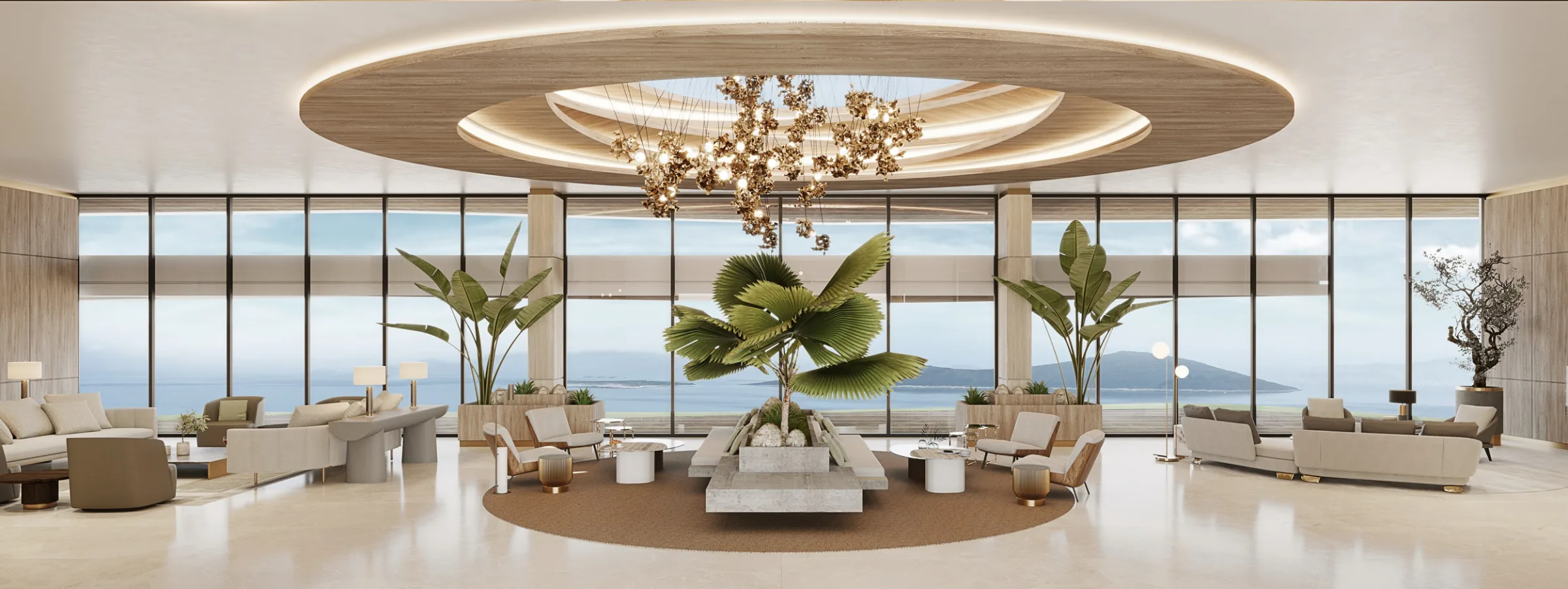 Seba Mare deniz manzaralı lounge