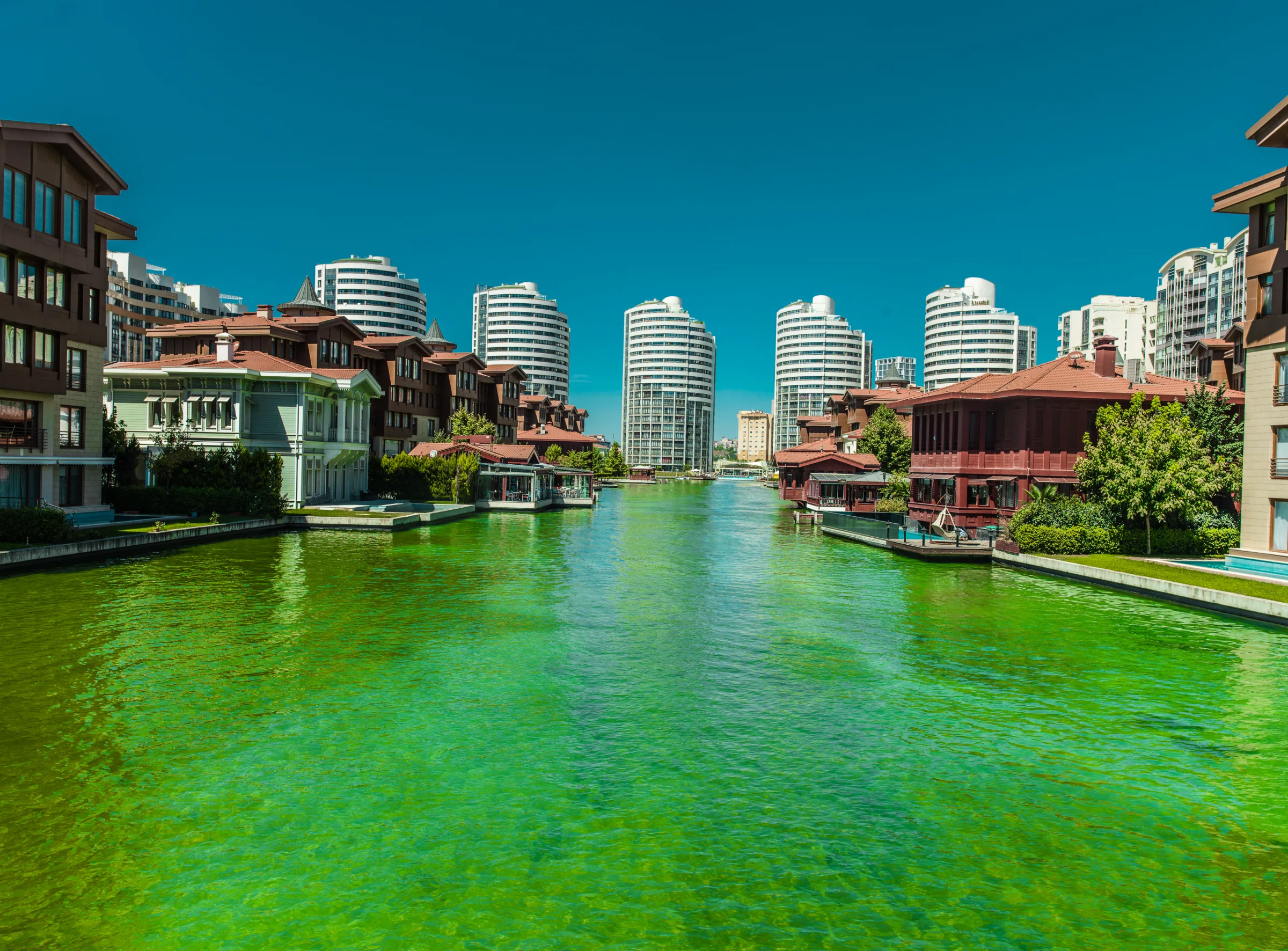 Sinpaş Bosphorus City yapay boğaz kanalı