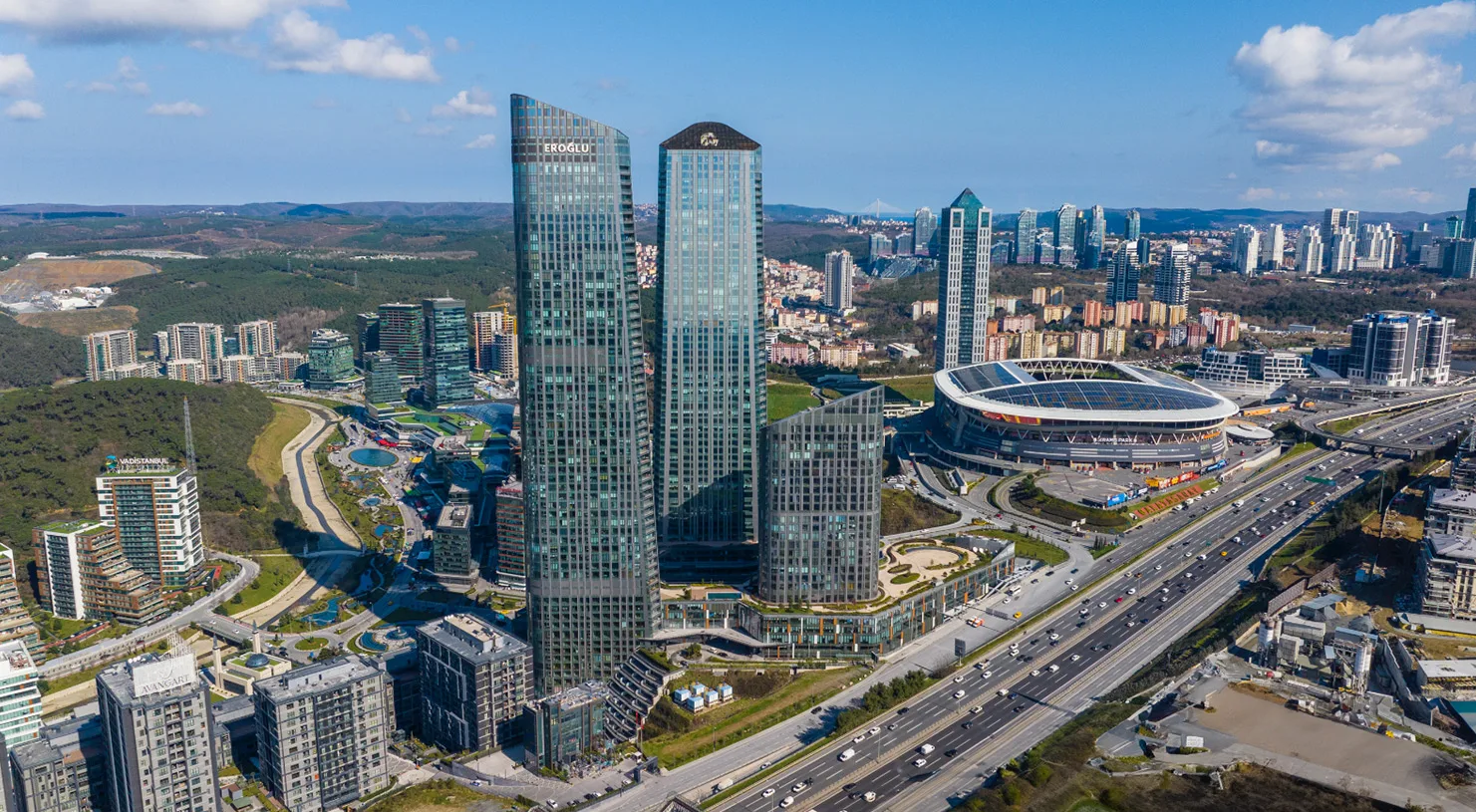 Skyland İstanbul kuleler ve çevresi
