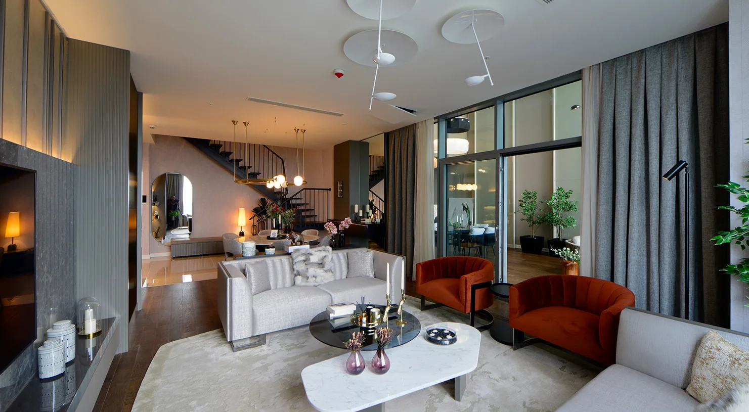 Skyland İstanbul örnek daire salon