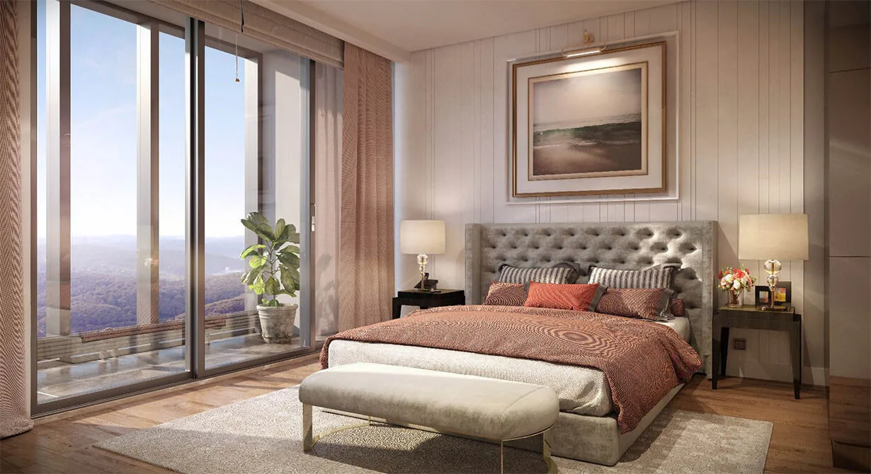 Skyland İstanbul yatak odası