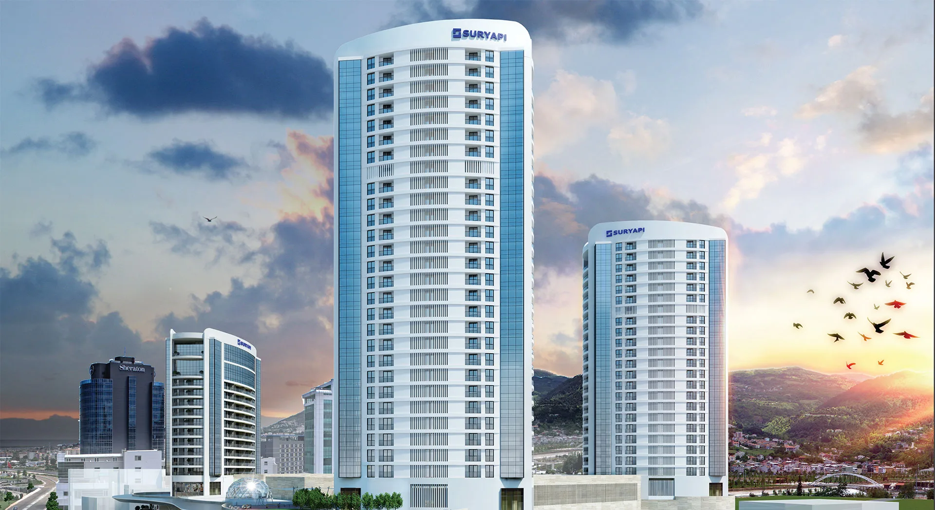 Sur Yapı Marka residential towers exterior