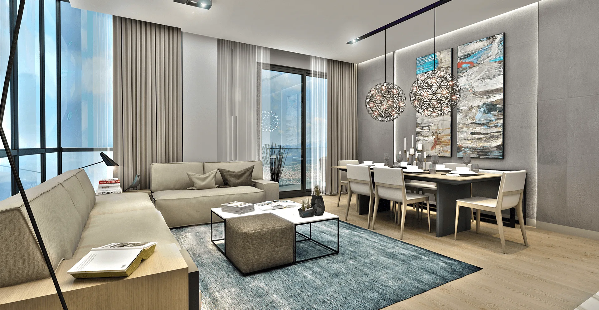 Sur Yapı Marka örnek daire salon