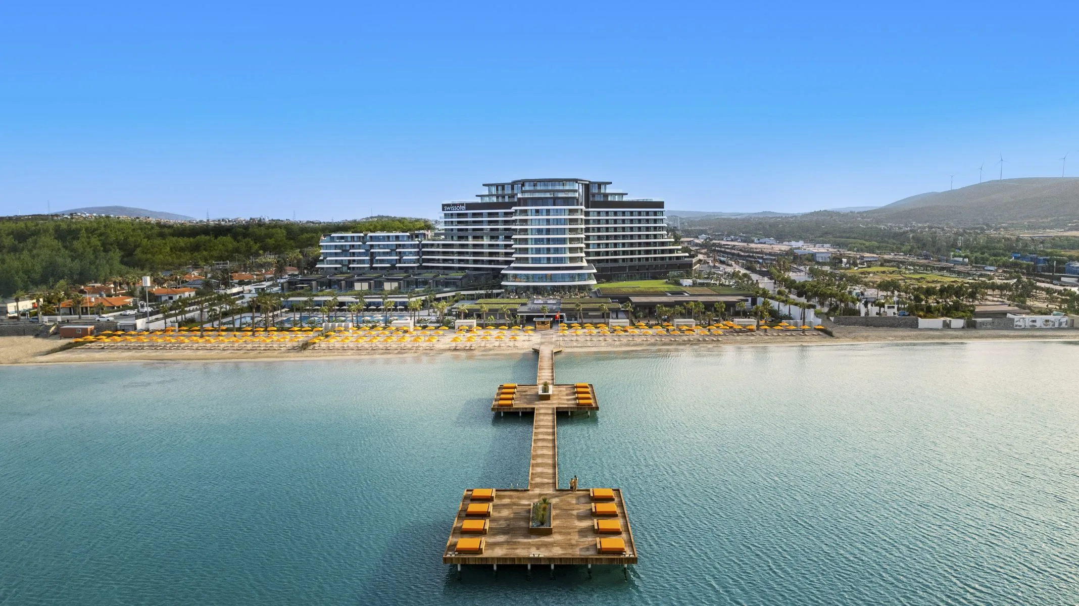 Swissôtel Çeşme pier and Ilıca shore