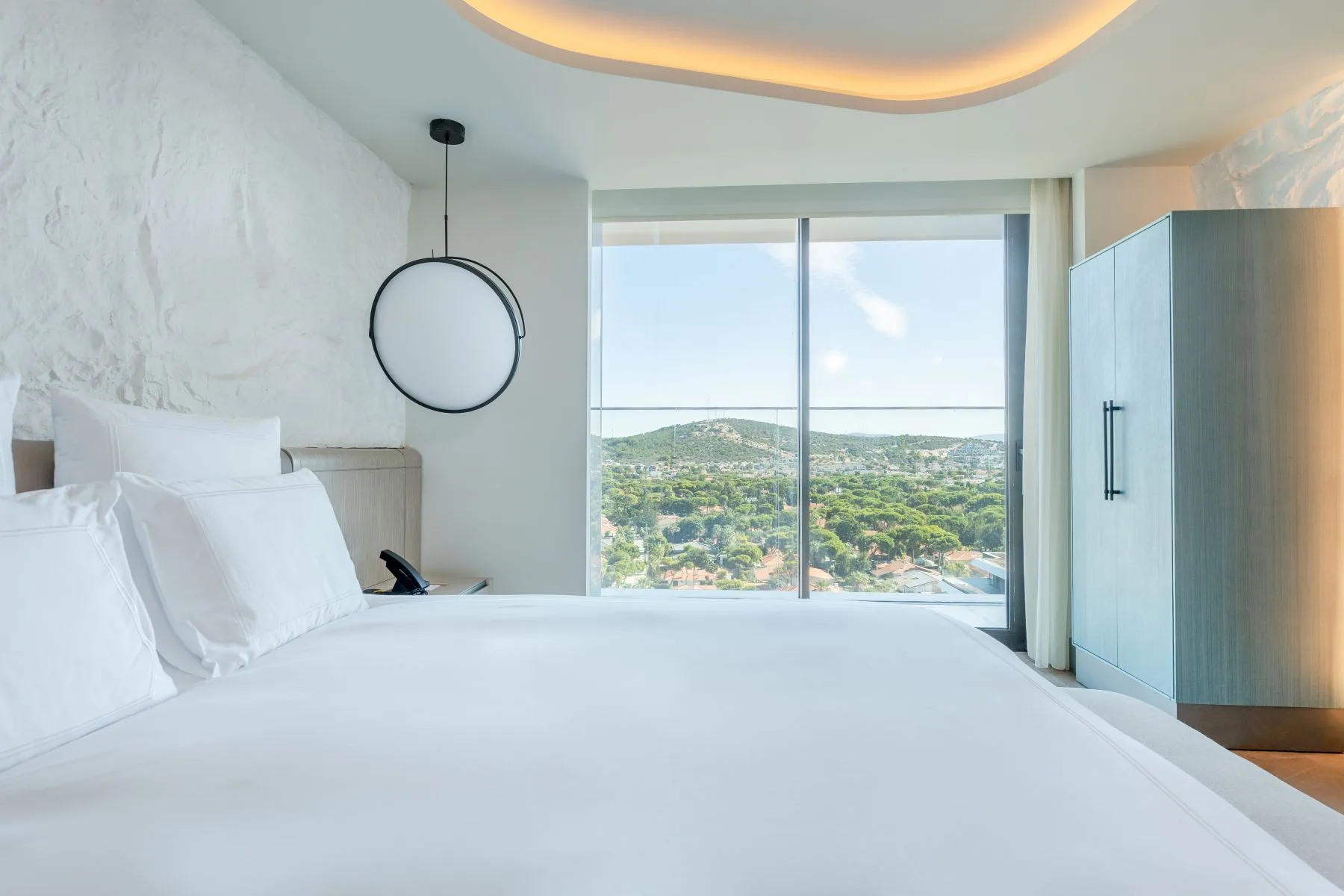 Penthouse bedroom