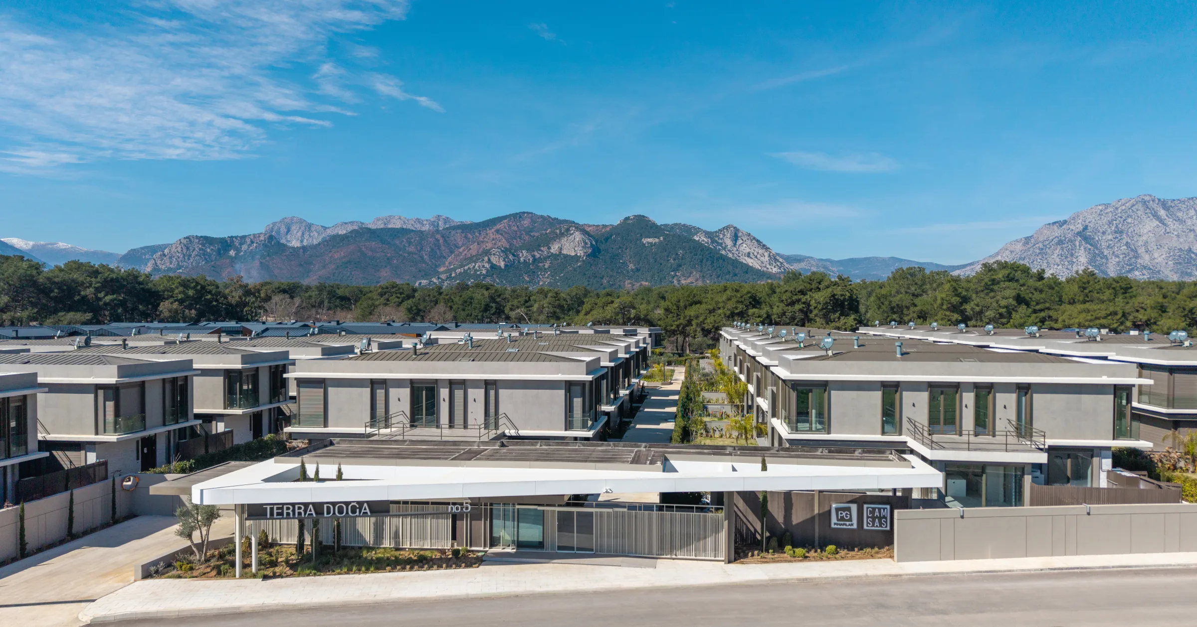 Terra Doğa villas with mountain view