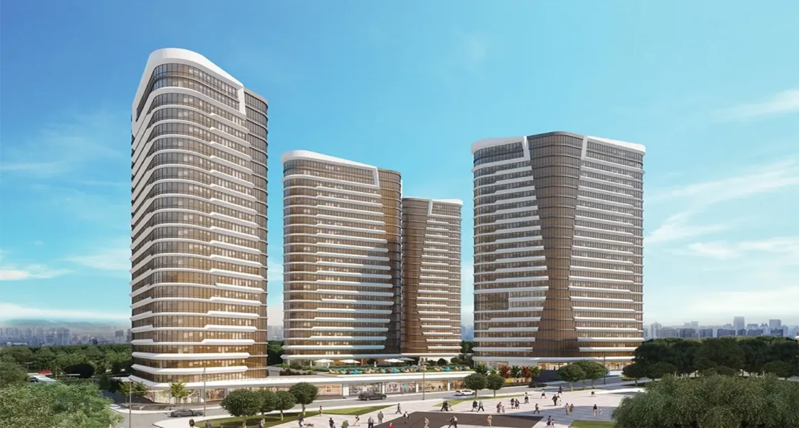 Uplife Kadikoy towers daytime
