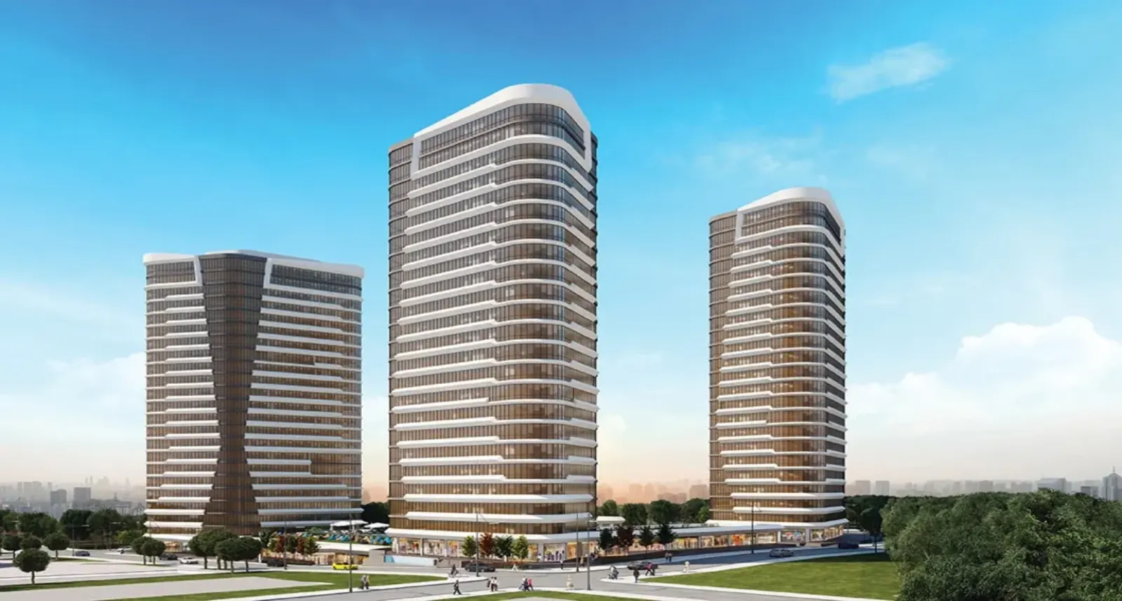 Uplife Kadıköy kuleler genel görünüm