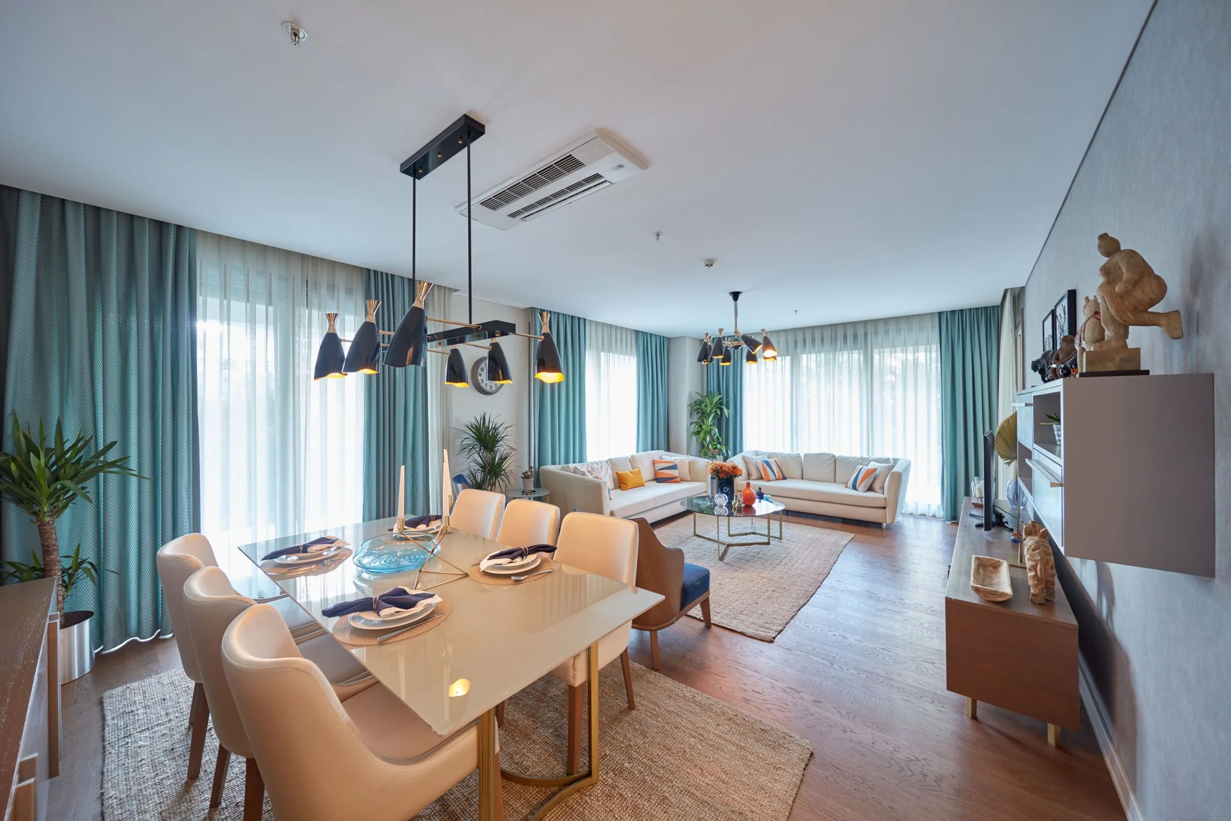 Vadistanbul Park show flat living and dining
