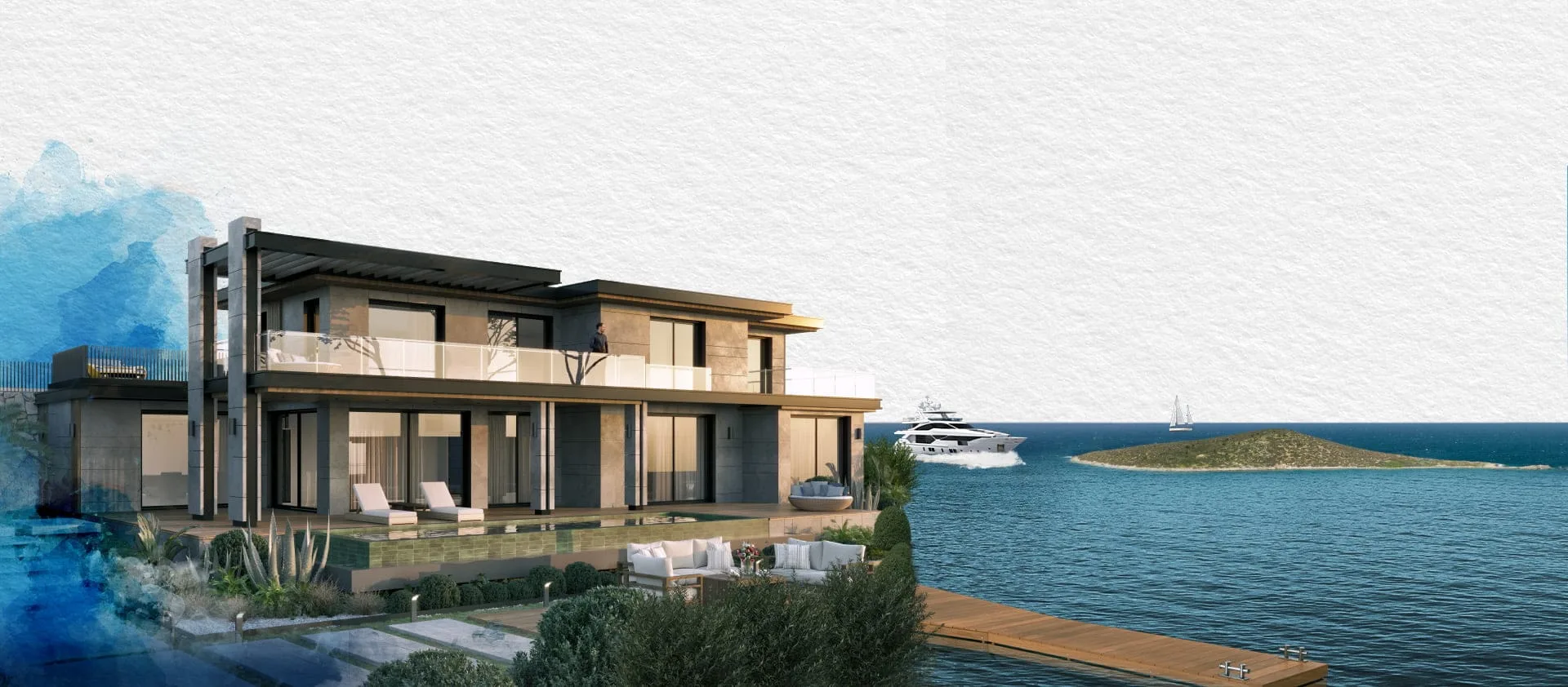 Velux Yalıkavak villa and jetty