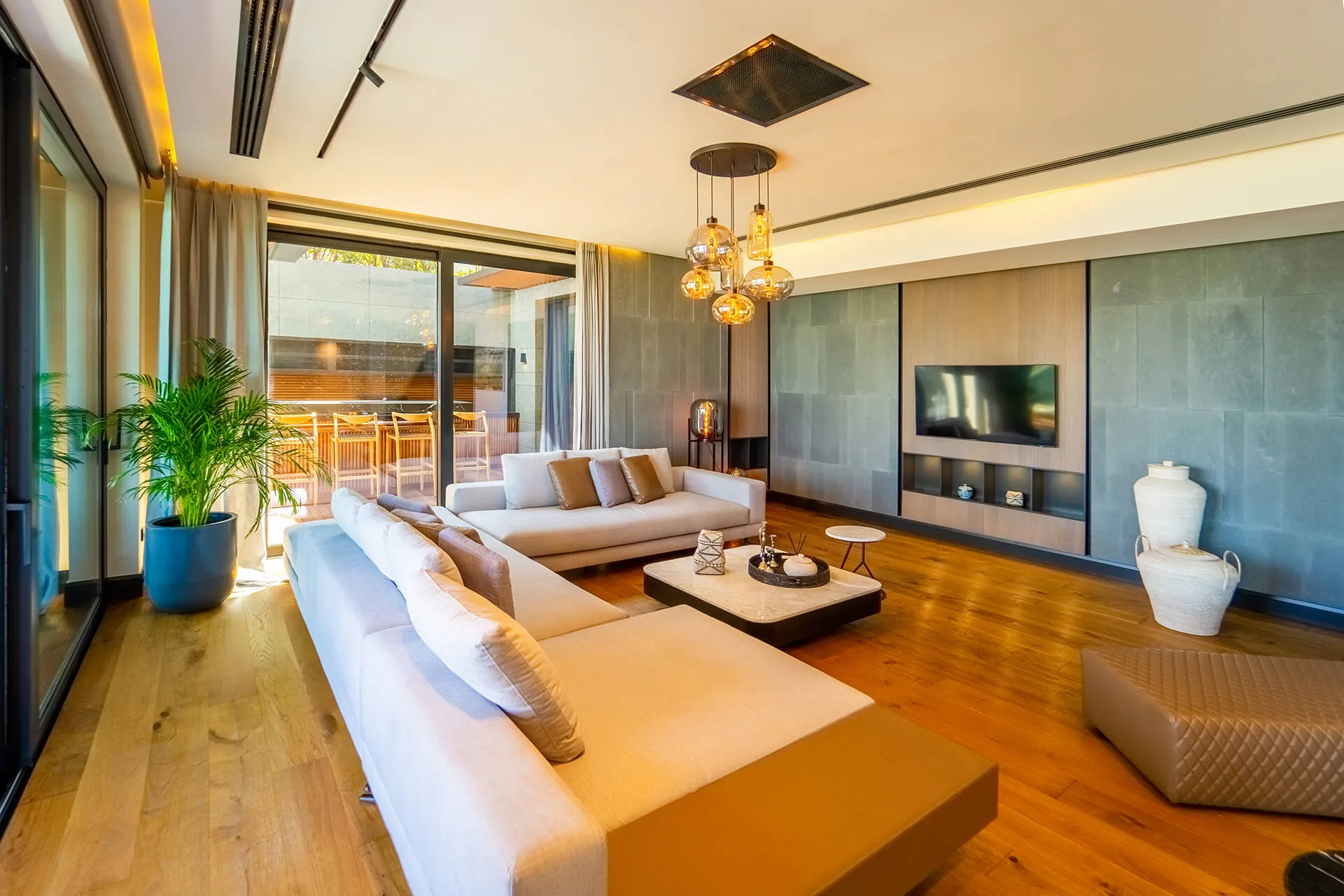 Velux Yalıkavak villa living room
