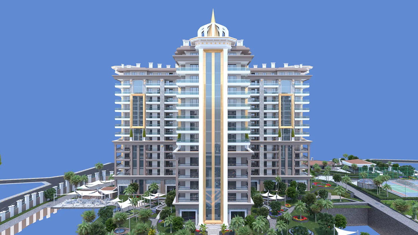 Yekta Kingdom Premium Block A exterior rendering